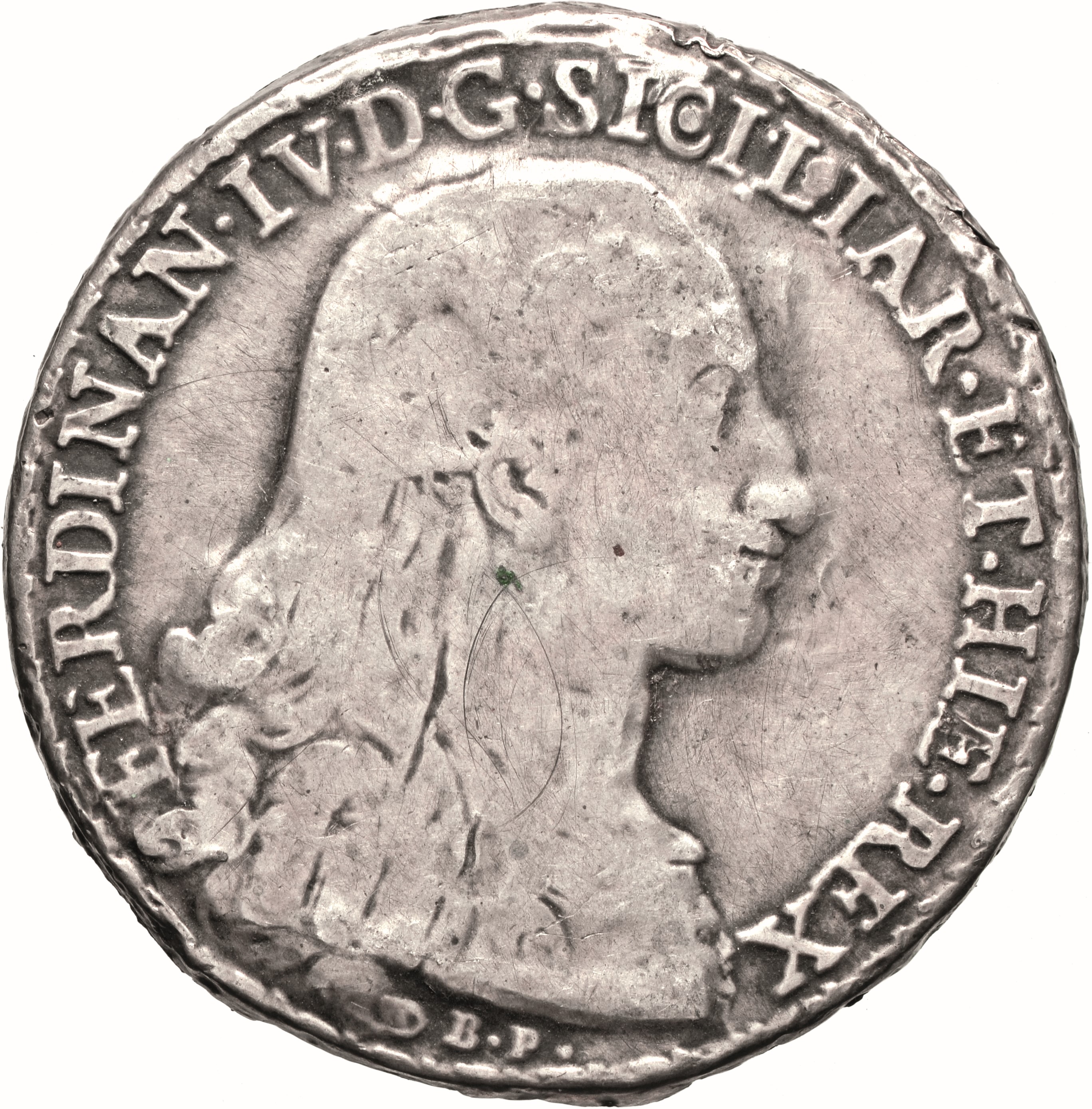 moneta - ducato da 100 grana (seconda metà SECOLI/ XVIII)