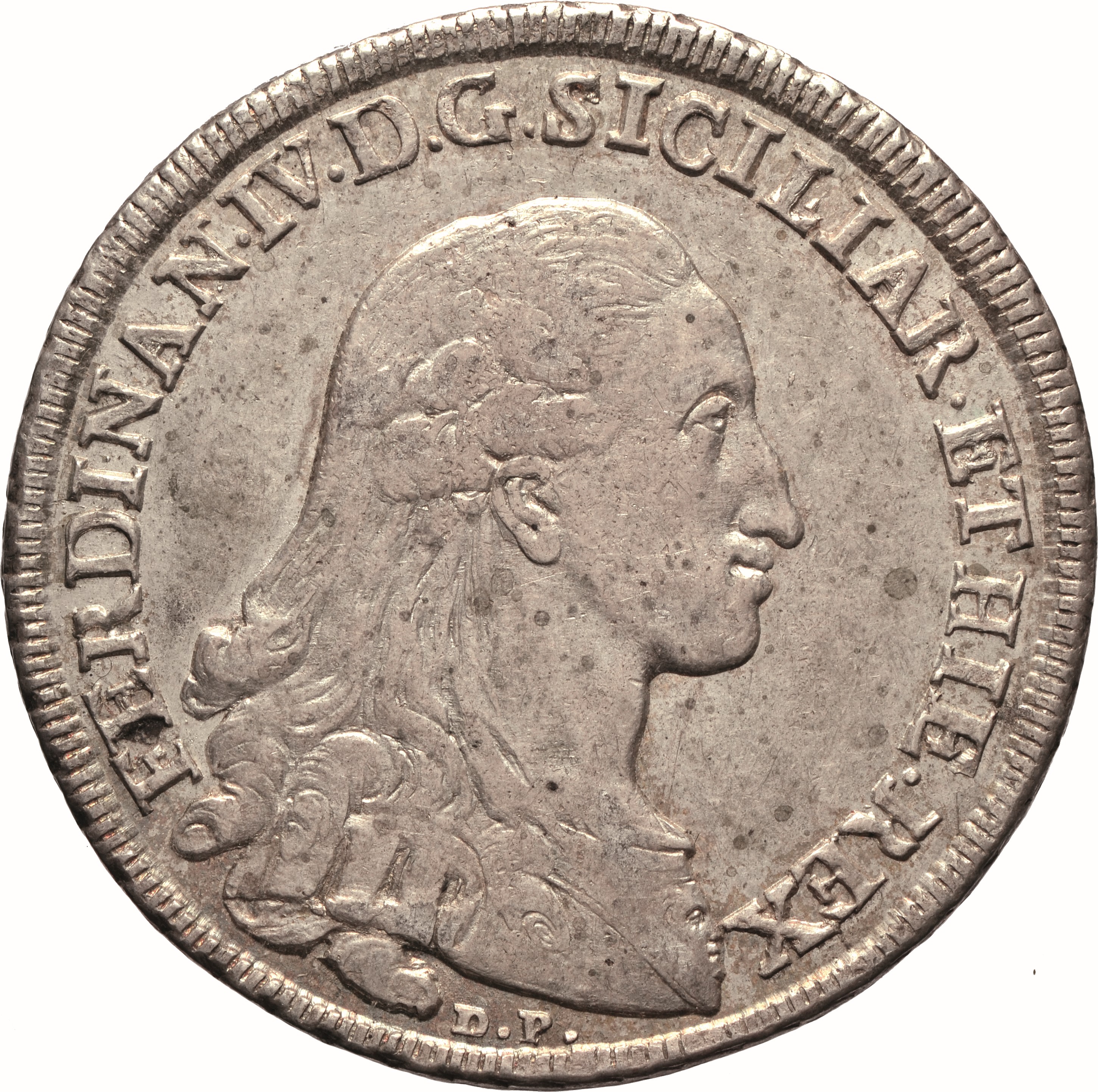 moneta - Piastra da 120 Grana (seconda metà SECOLI/ XVIII)