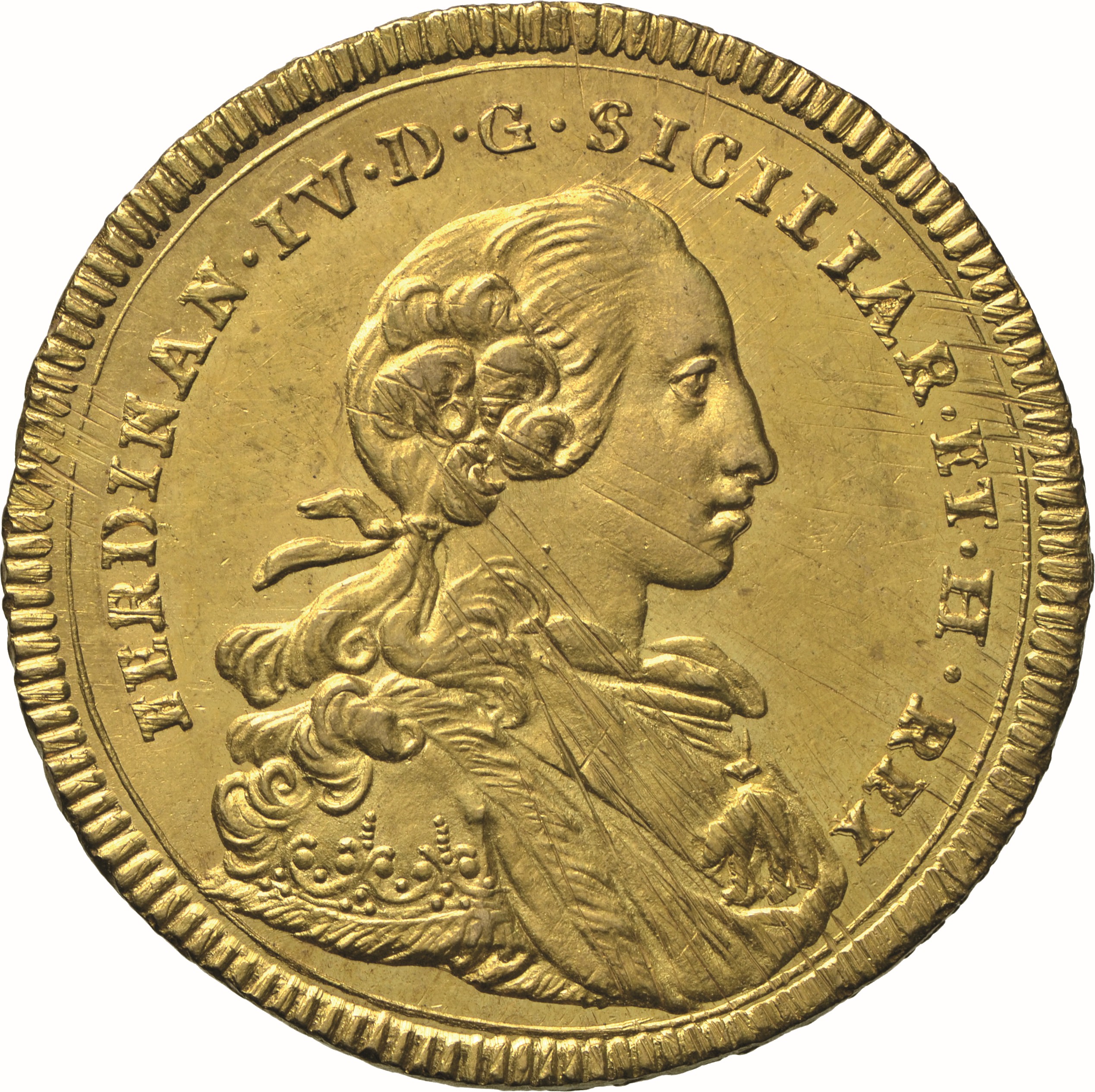 moneta - Oncia da 6 Ducati (SECOLI/ XVIII)