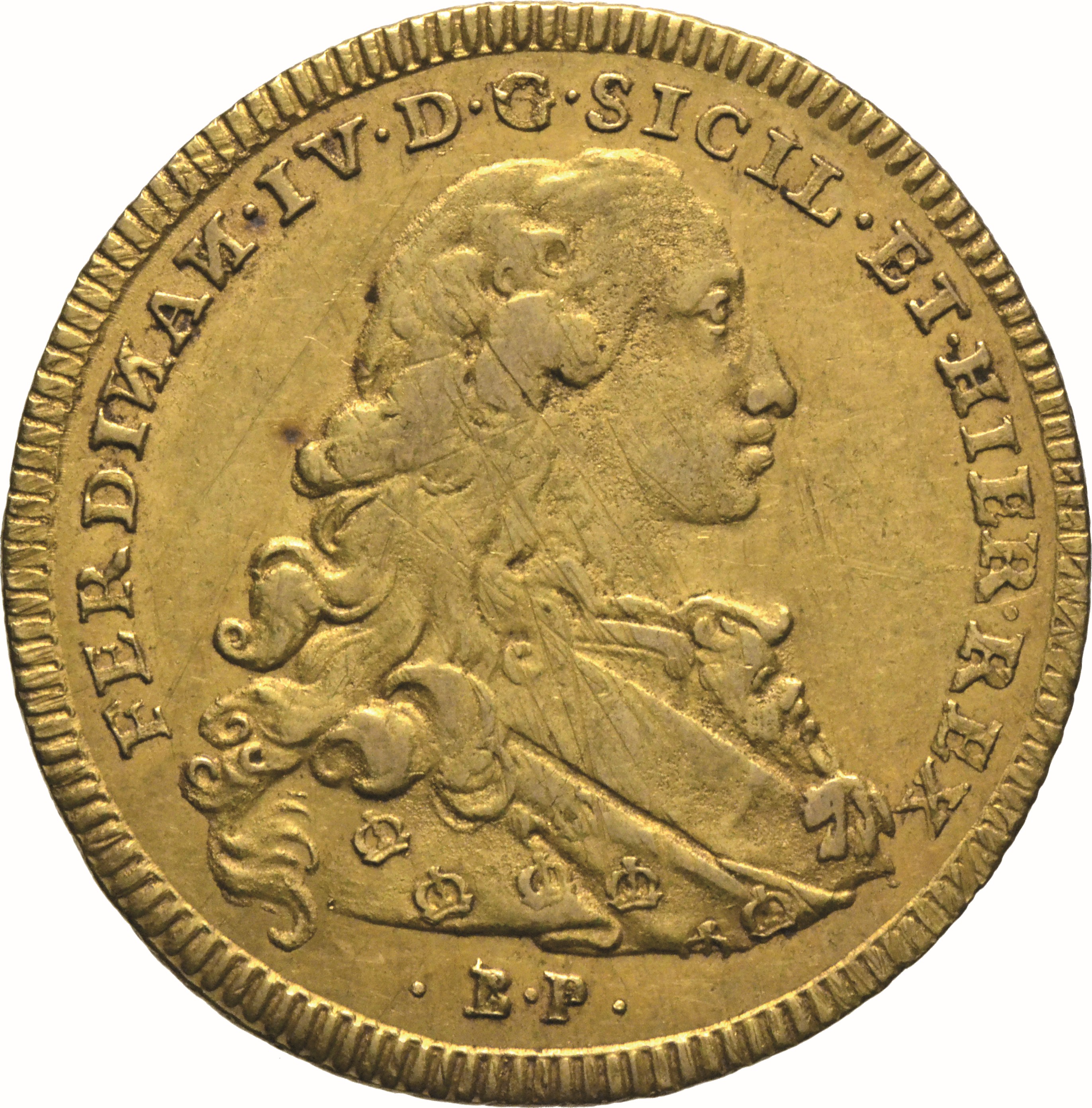 moneta - Oncia da 6 Ducati (SECOLI/ XVIII)