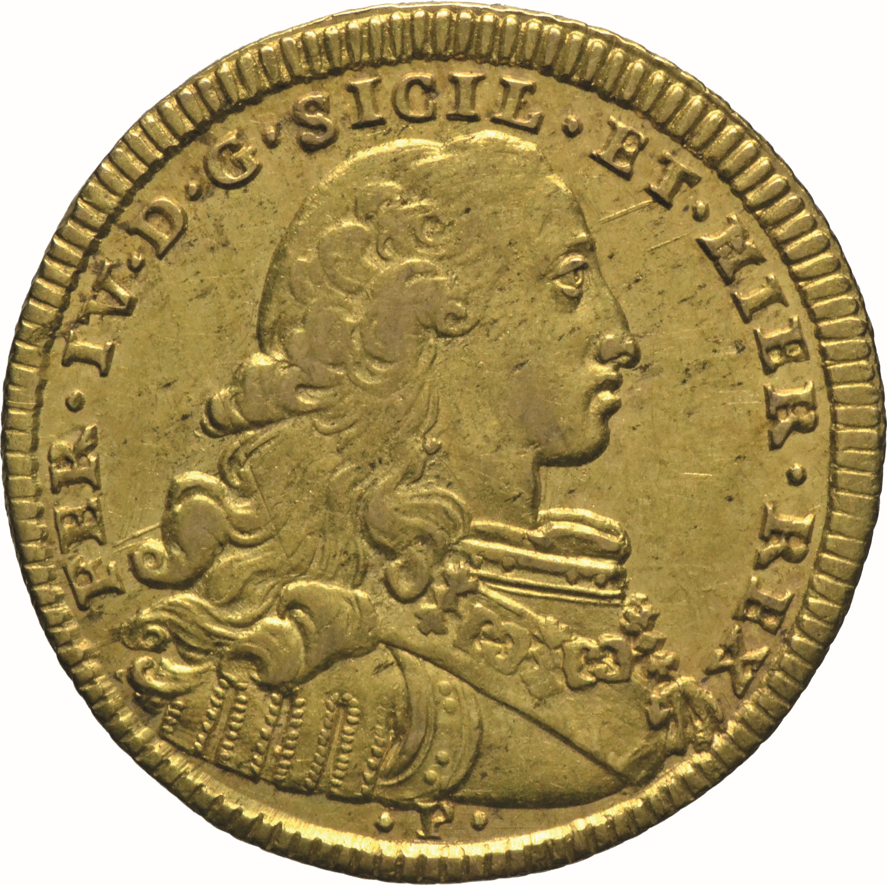 moneta - Doppia da 4 Ducati (SECOLI/ XVIII)