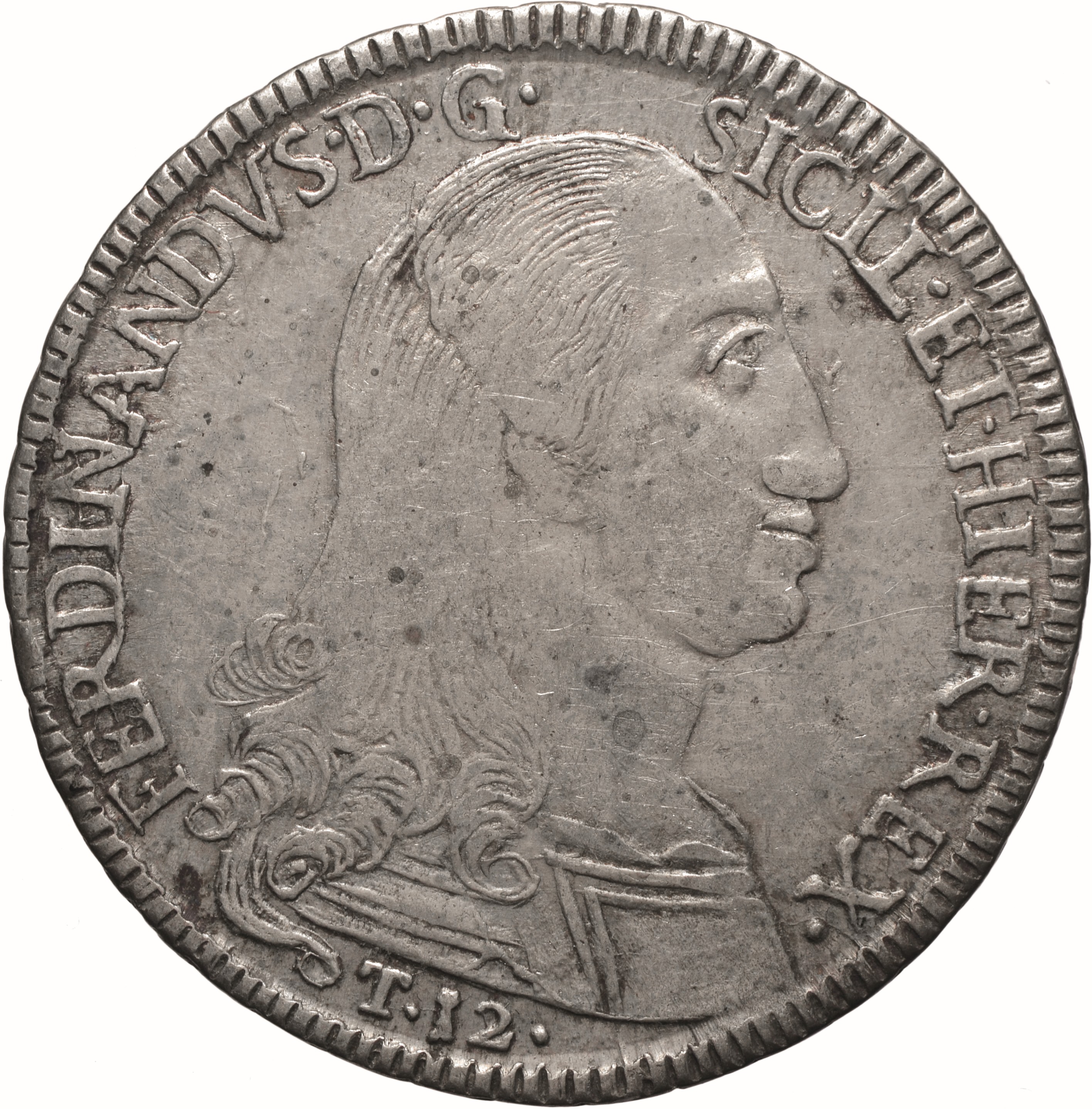 moneta - 12 Tarì (SECOLI/ XVIII)