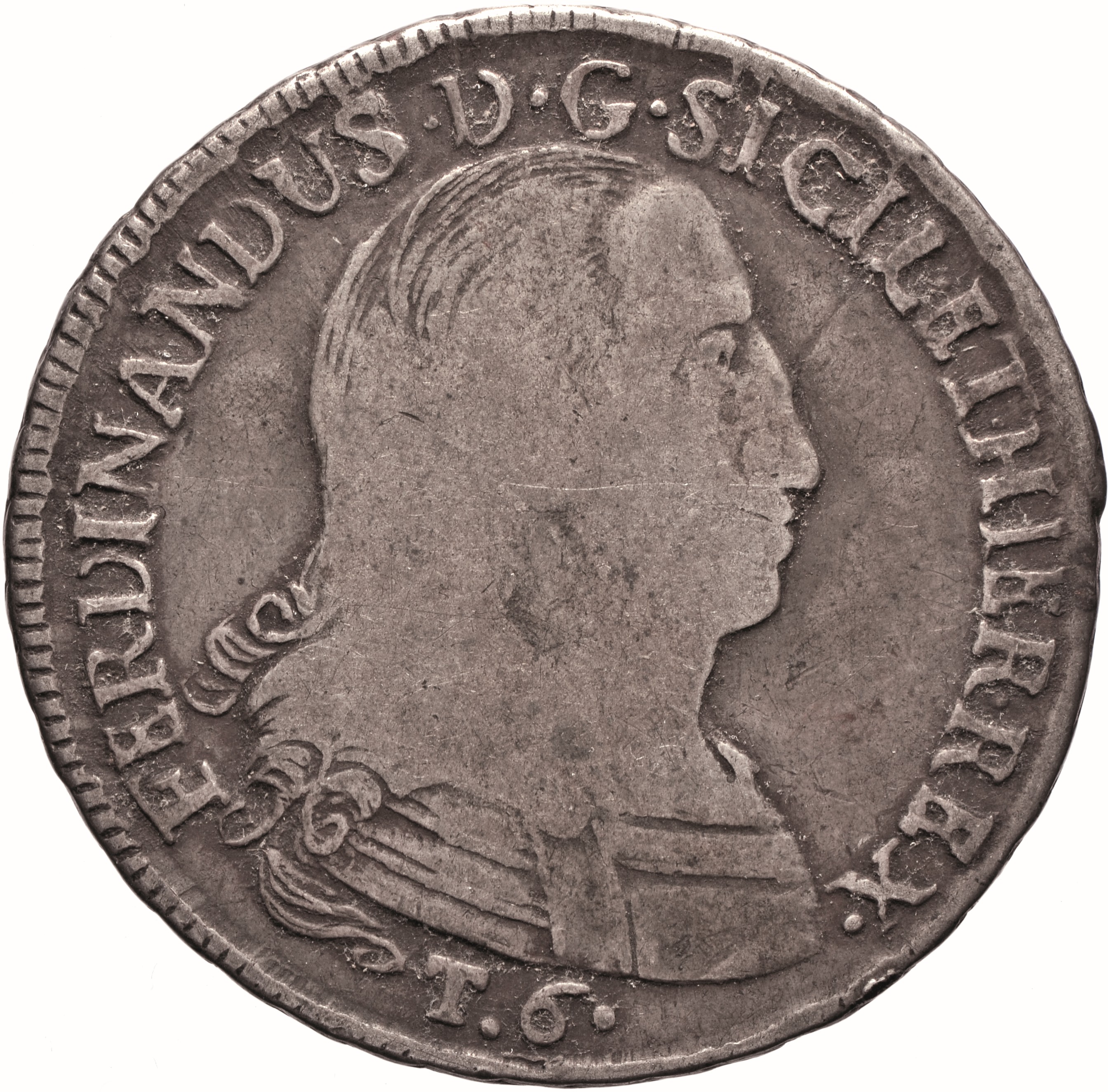 moneta - 6 Tarì (SECOLI/ XVIII)