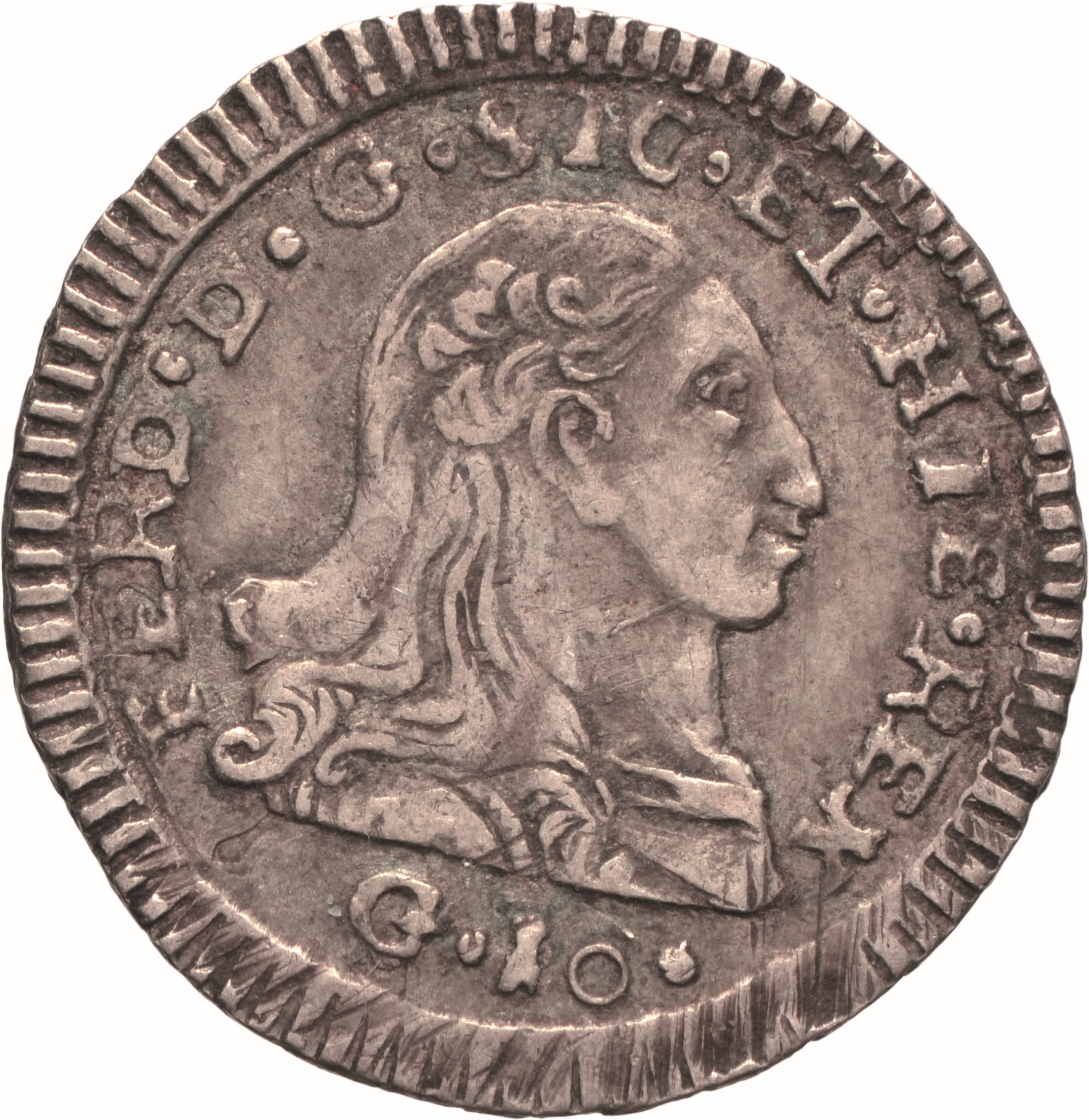 moneta - Mezzo Tarì (SECOLI/ XVIII)