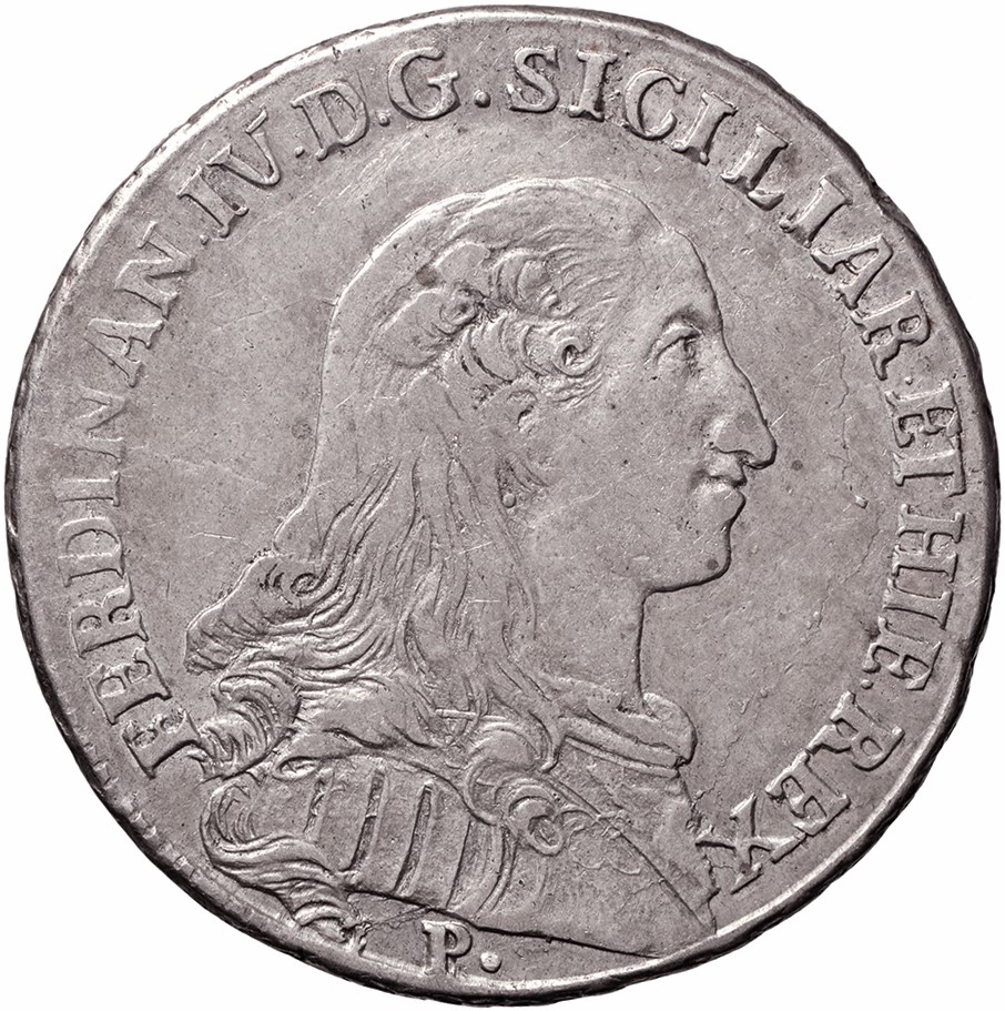 moneta - Mezza Piastra da 60 Grana (seconda metà SECOLI/ XVIII)