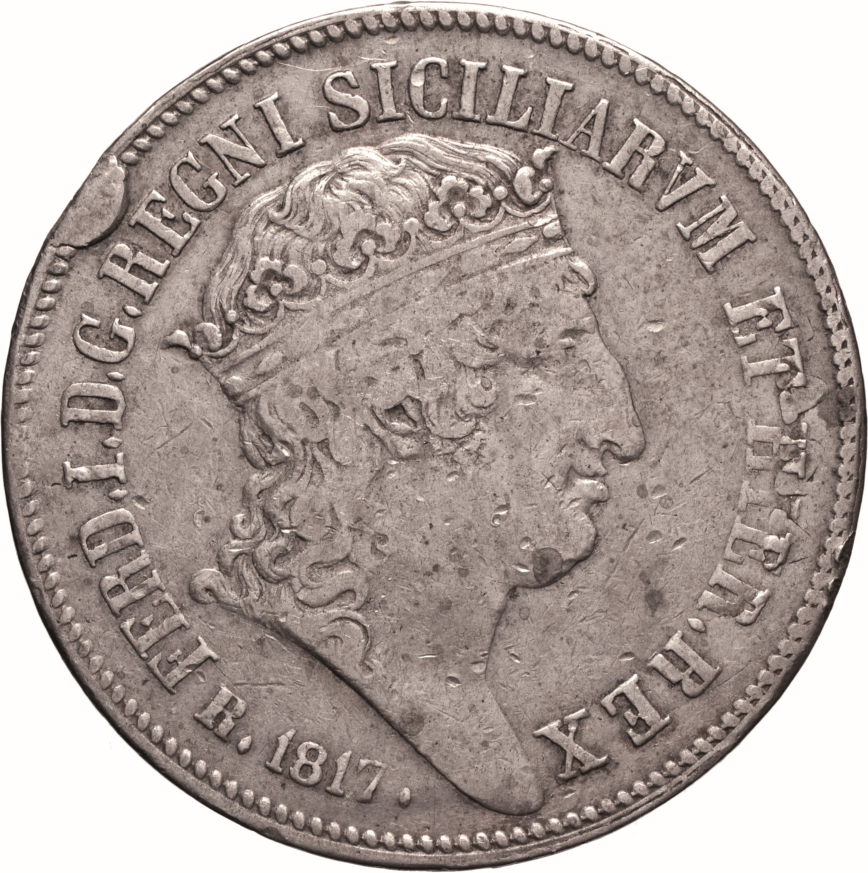 moneta - Piastra da 120 Grana (SECOLI/ XIX)