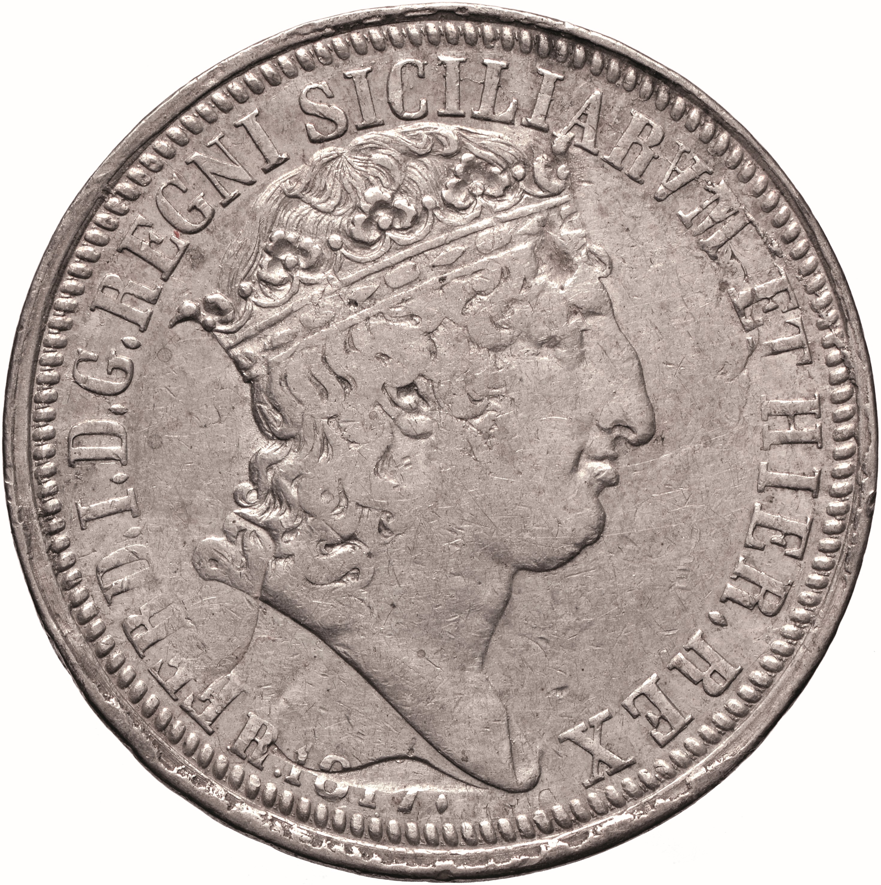 moneta - Piastra da 120 Grana (SECOLI/ XIX)