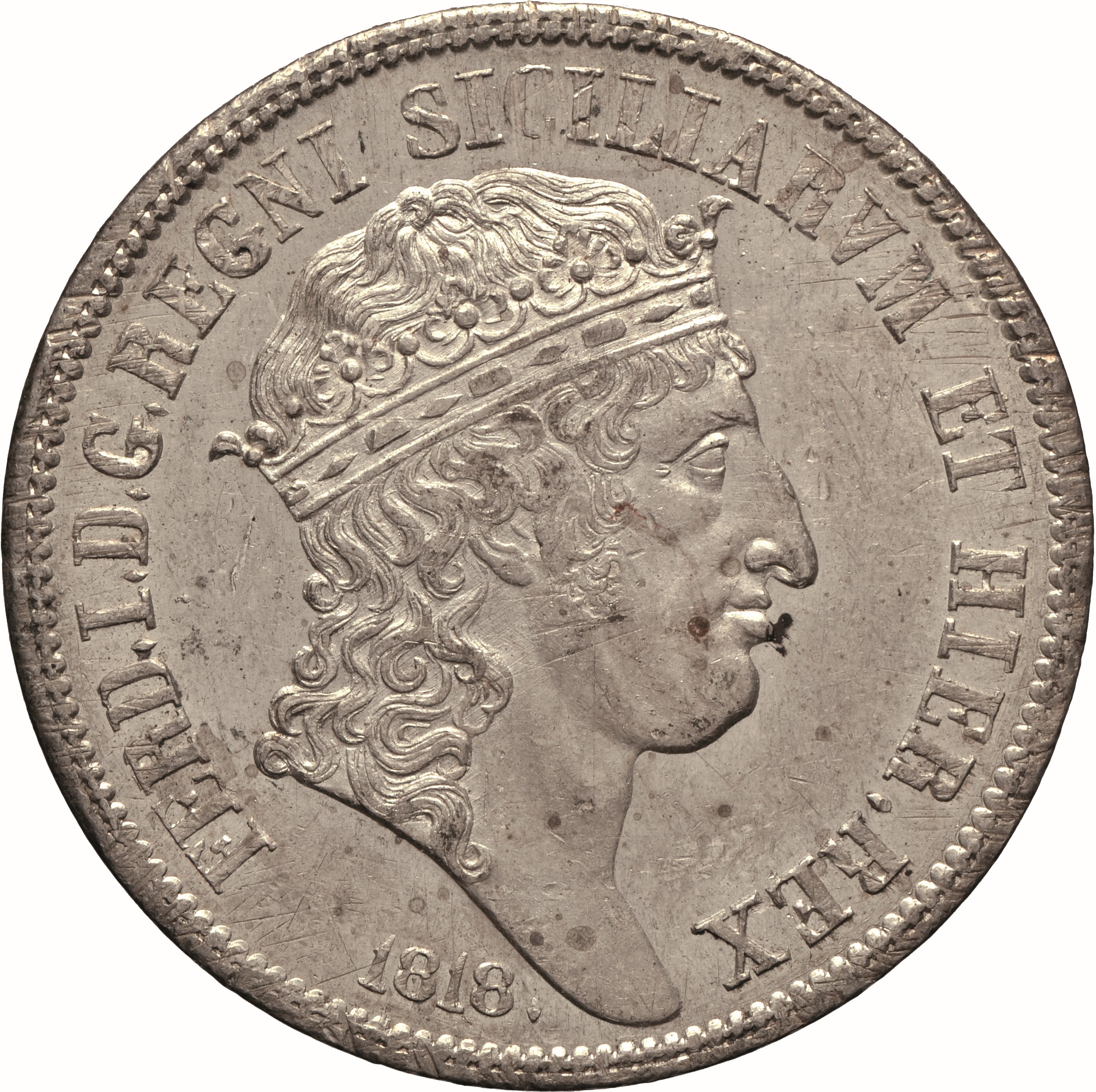 moneta - Piastra da 120 Grana (SECOLI/ XIX)