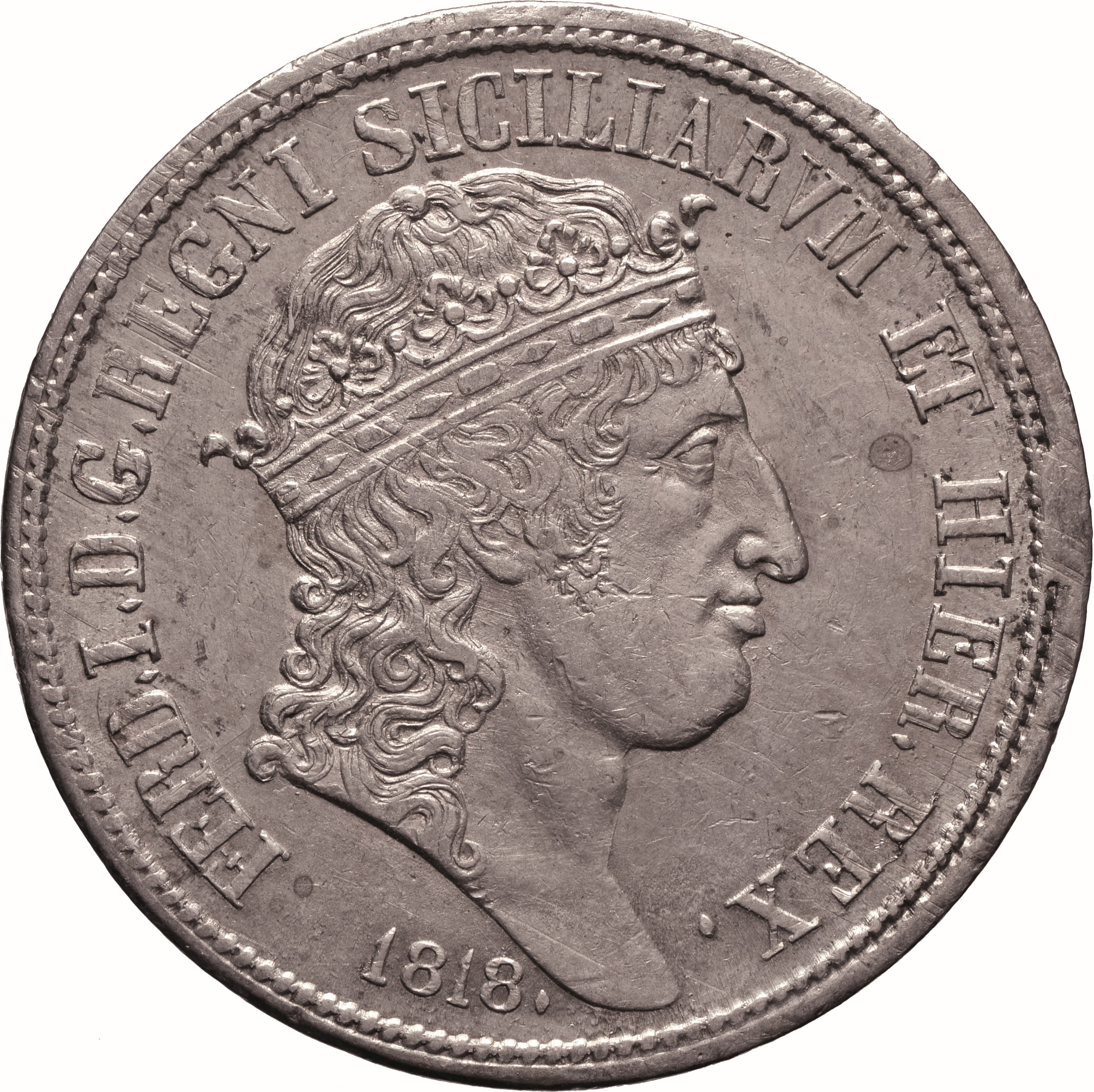 moneta - Piastra da 120 Grana (SECOLI/ XIX)