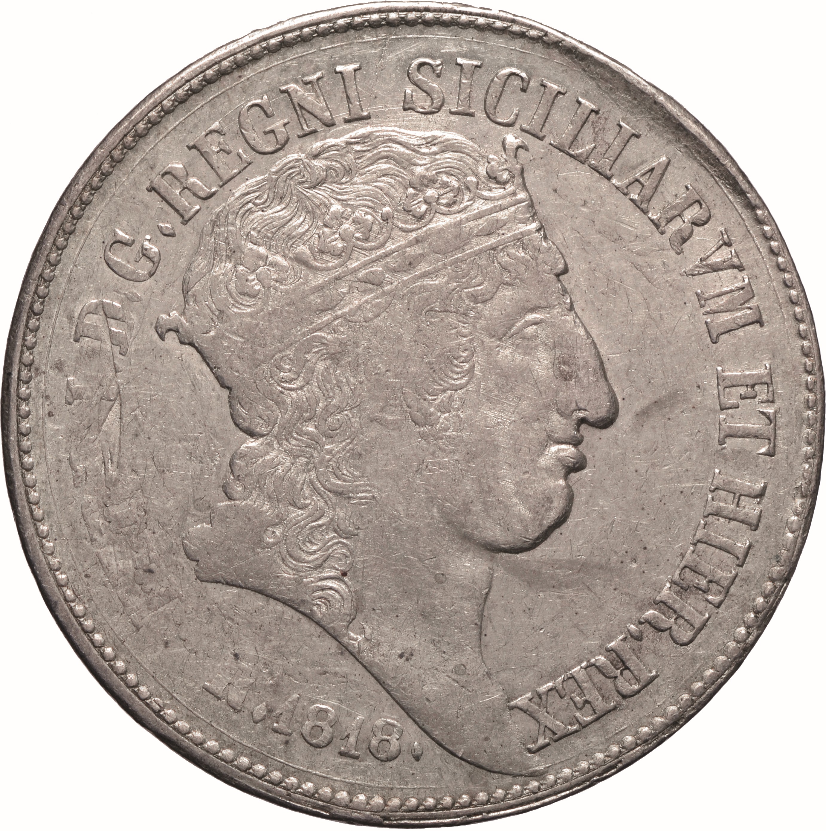 moneta - Piastra da 120 Grana (SECOLI/ XIX)