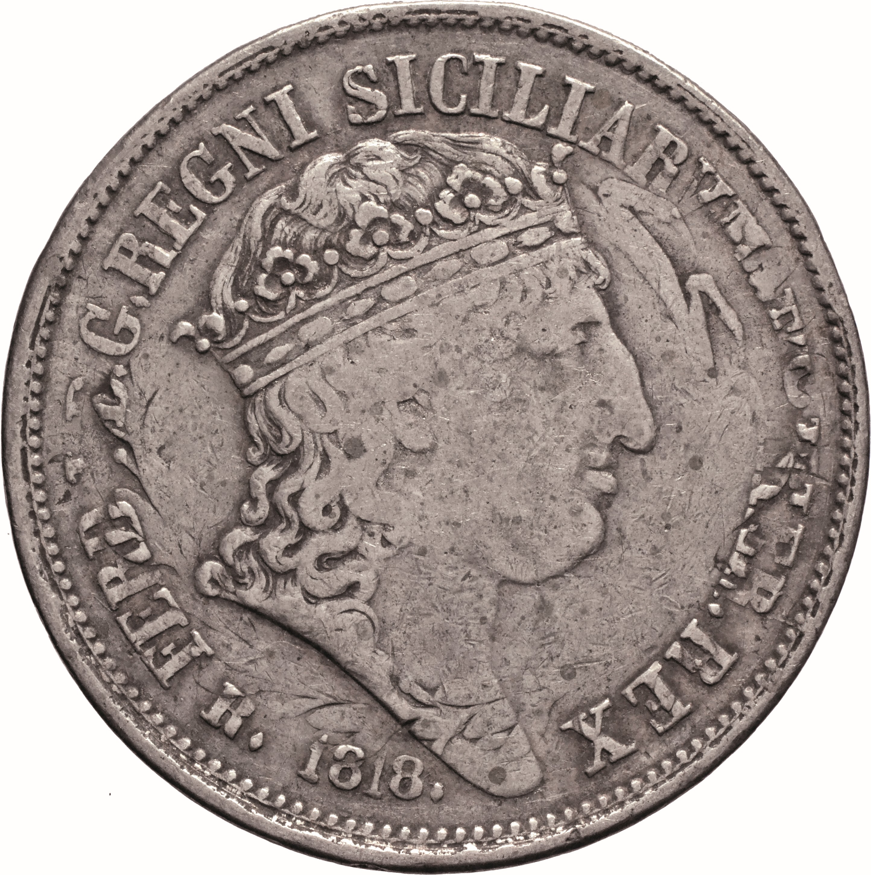 moneta - Piastra da 120 Grana (SECOLI/ XIX)