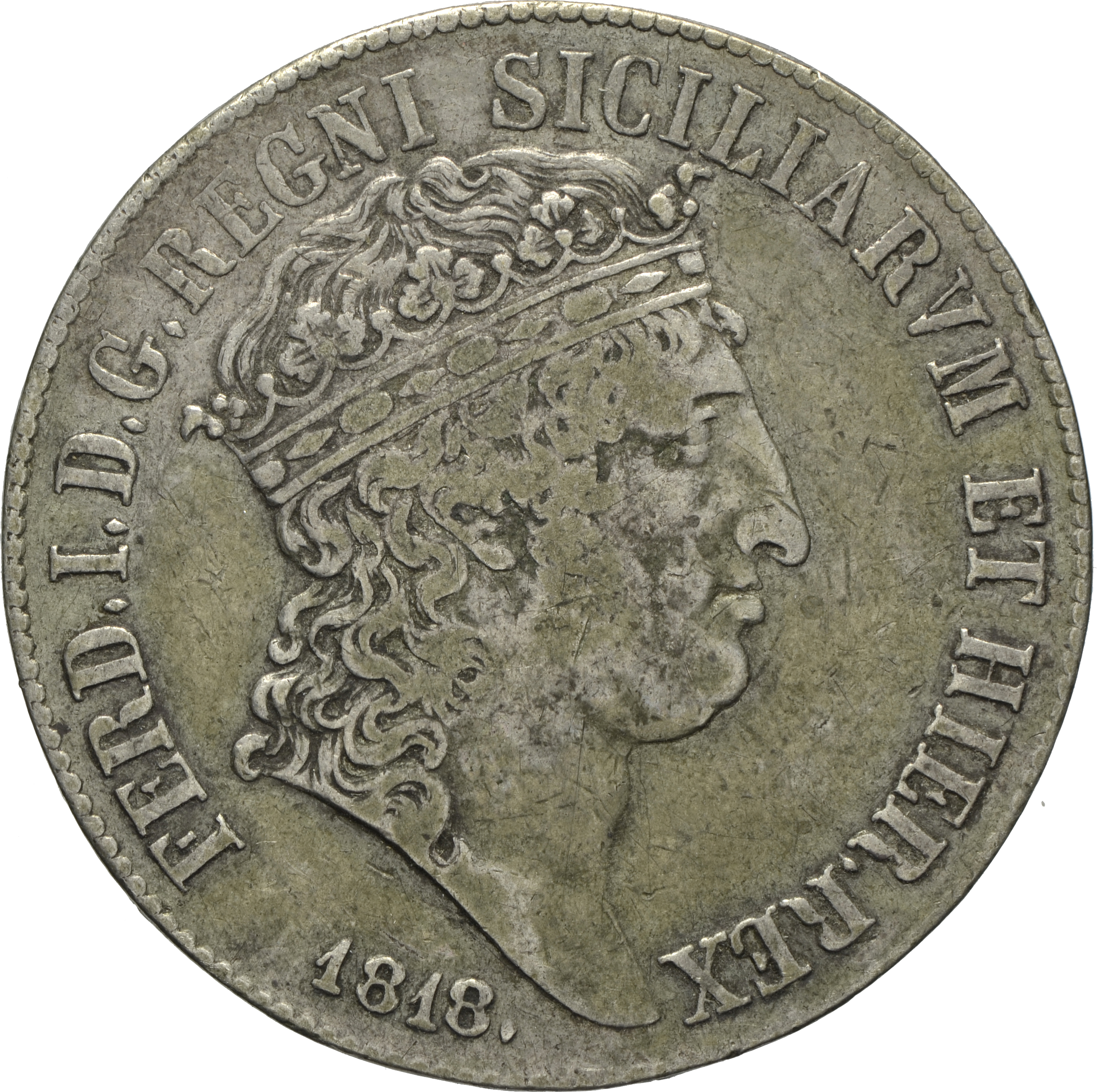 moneta - Piastra da 120 Grana (SECOLI/ XIX)