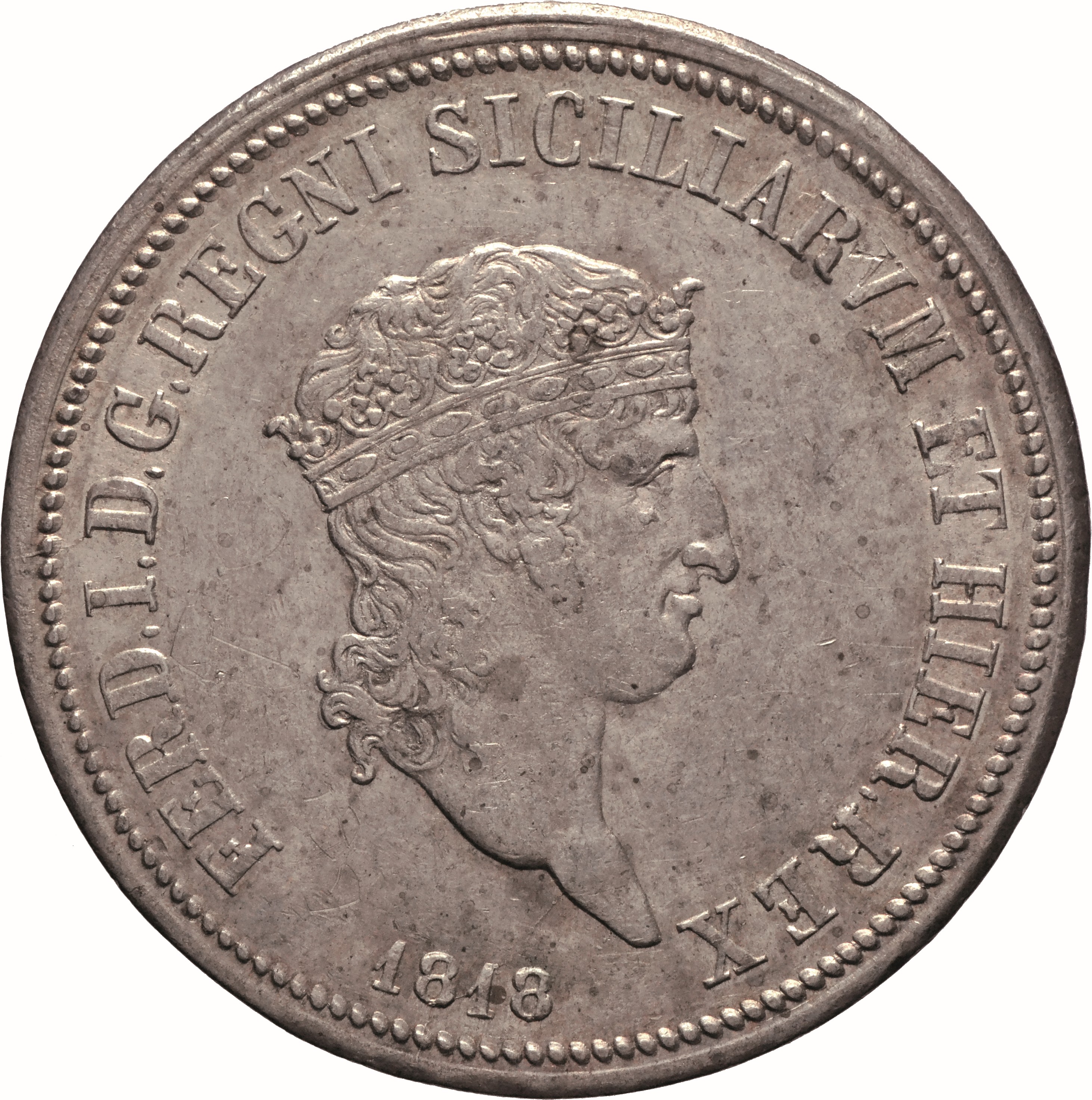 moneta - Piastra da 120 Grana (SECOLI/ XIX)