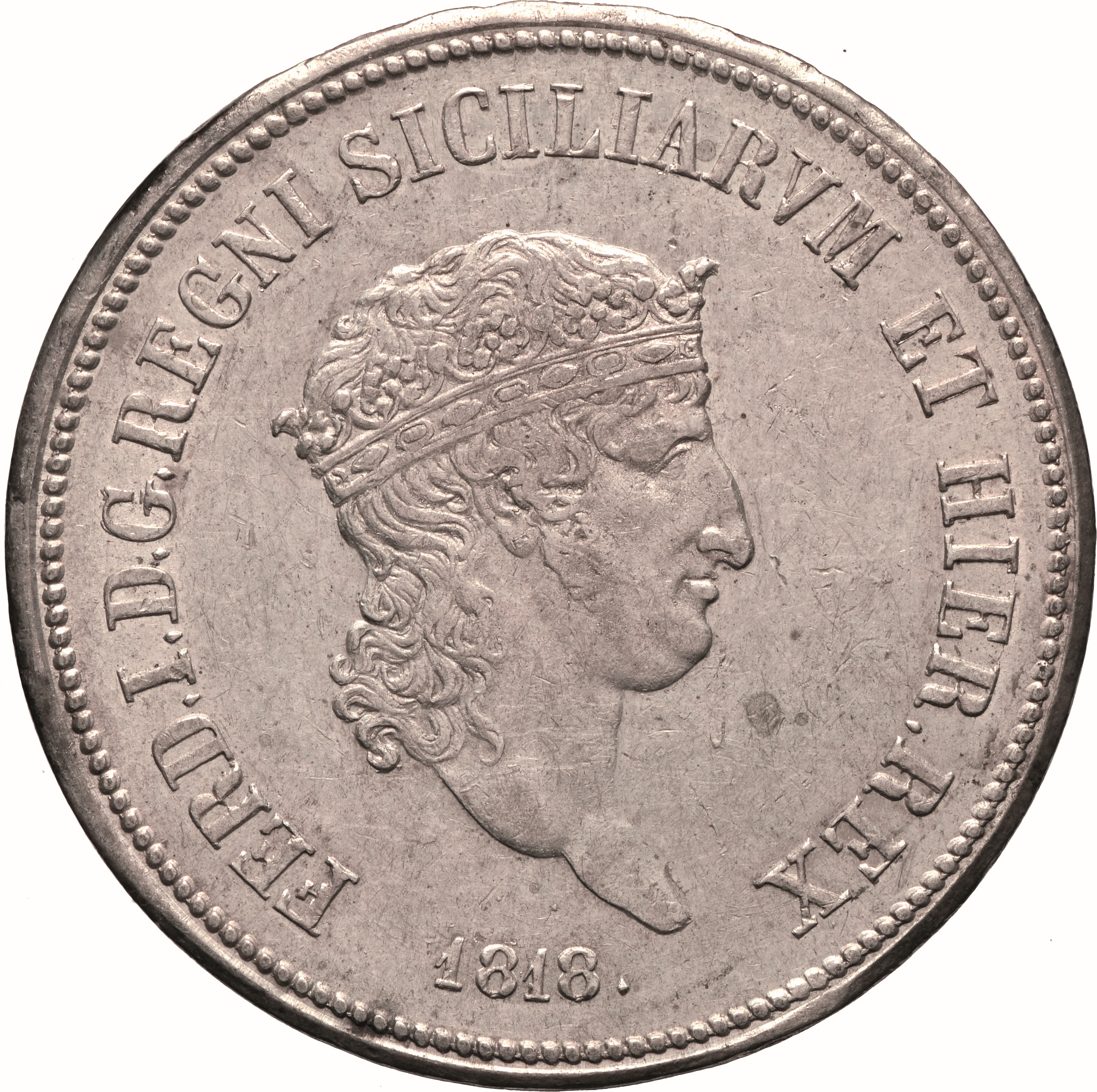 moneta - Piastra da 120 Grana (SECOLI/ XIX)