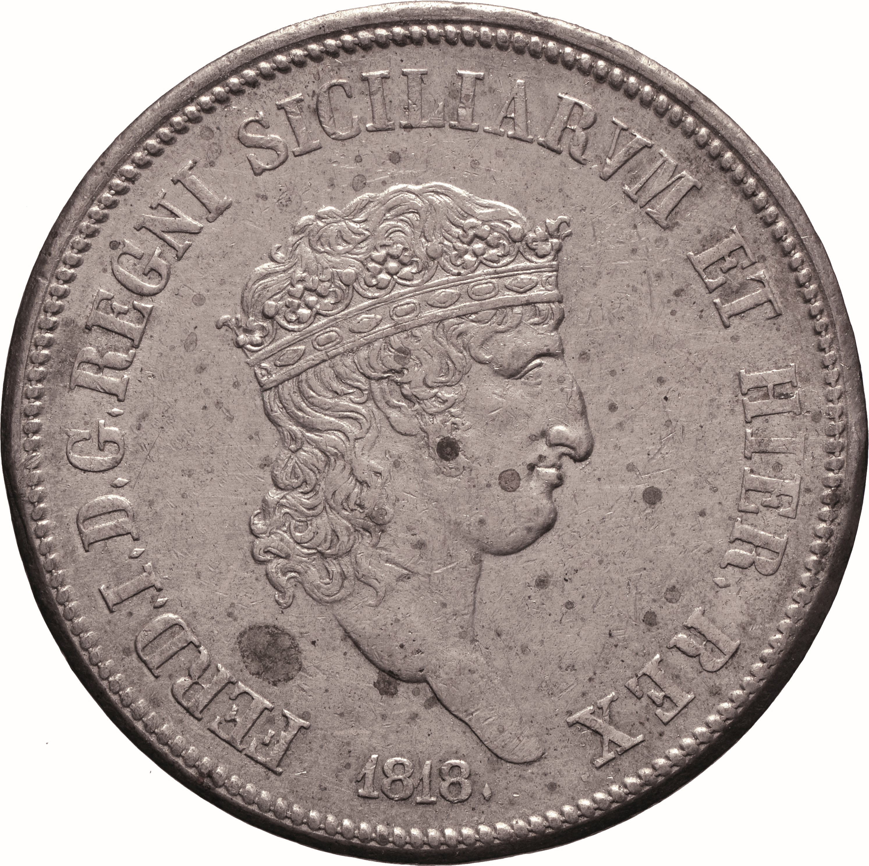 moneta - Piastra da 120 Grana (SECOLI/ XIX)