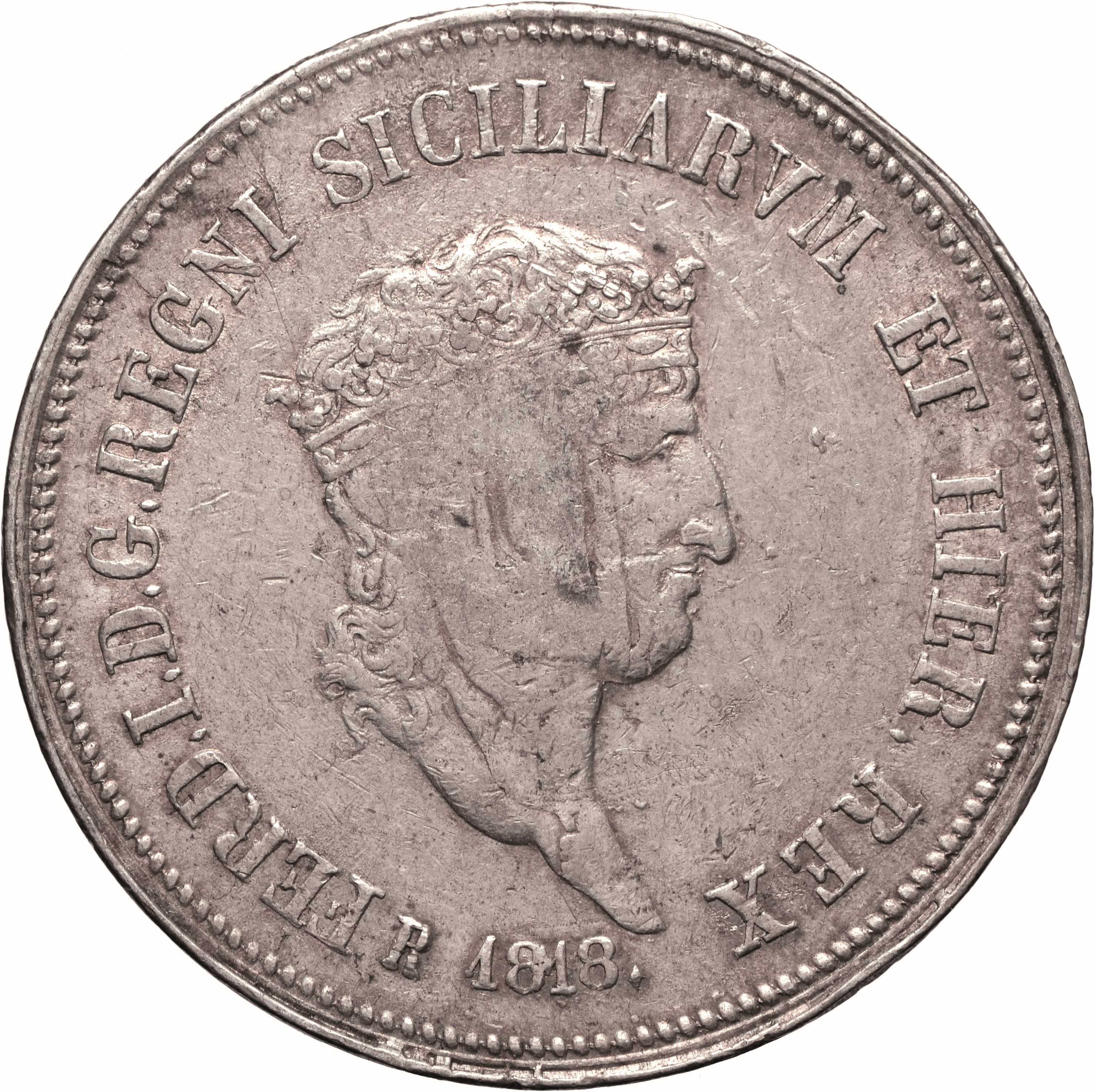 moneta - Piastra da 120 Grana (SECOLI/ XIX)