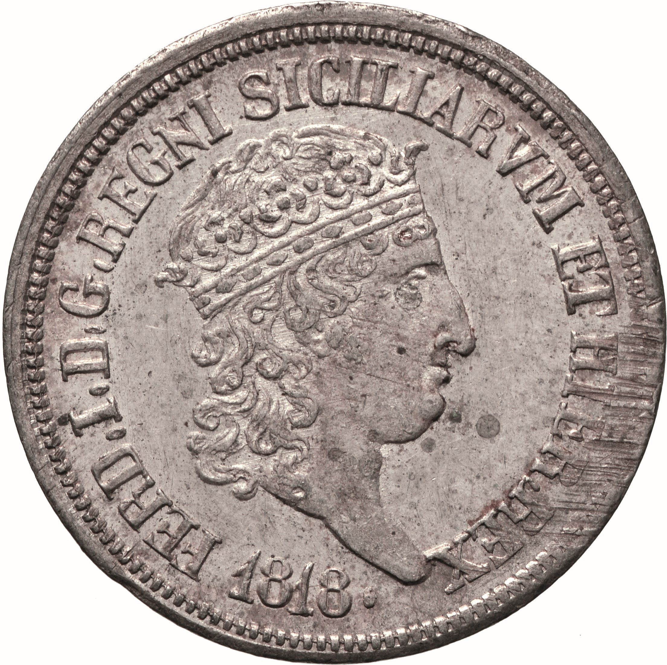 moneta - Carlino da 10 Grana (SECOLI/ XIX)