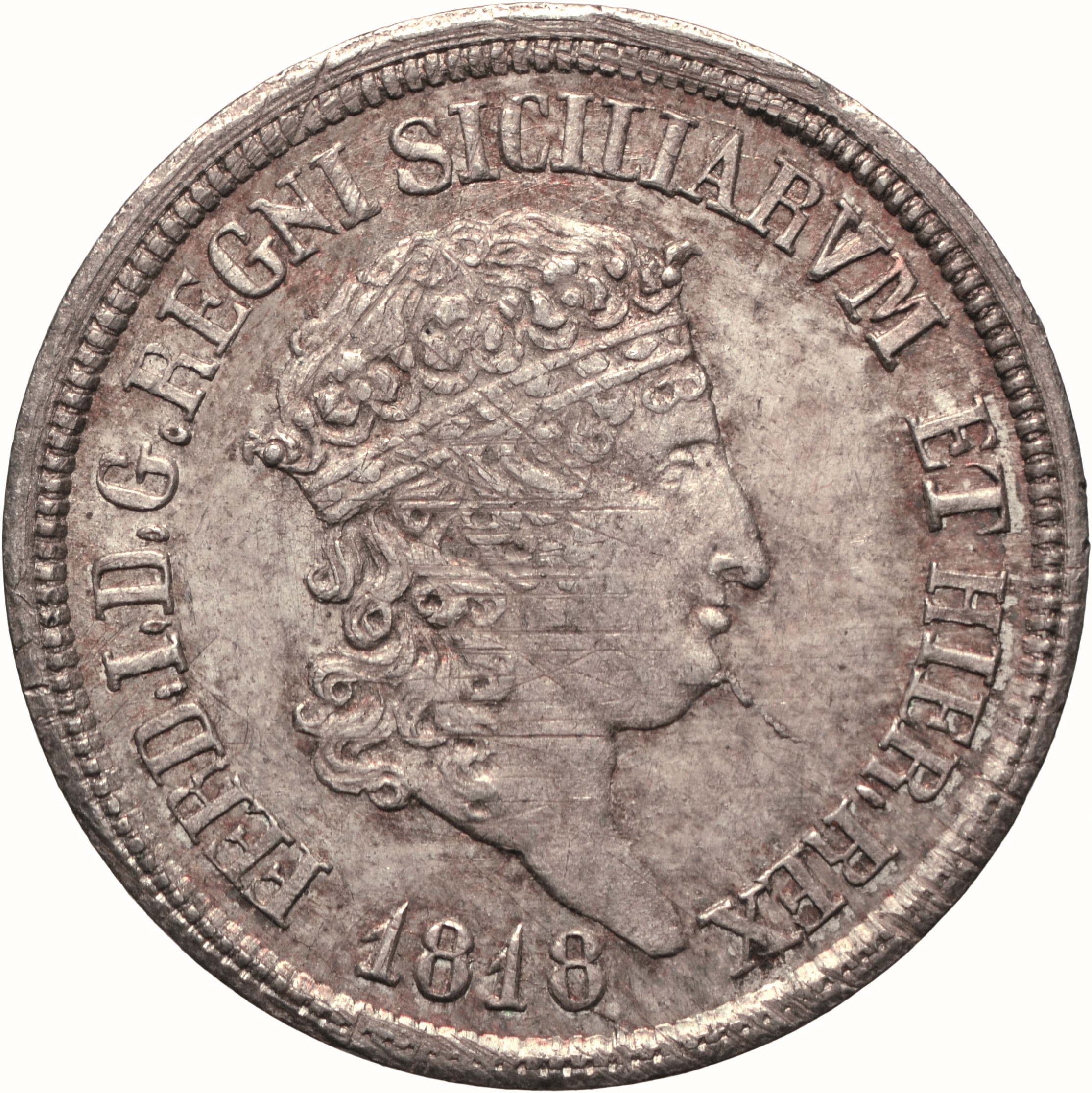 moneta - Carlino da 10 Grana (SECOLI/ XIX)