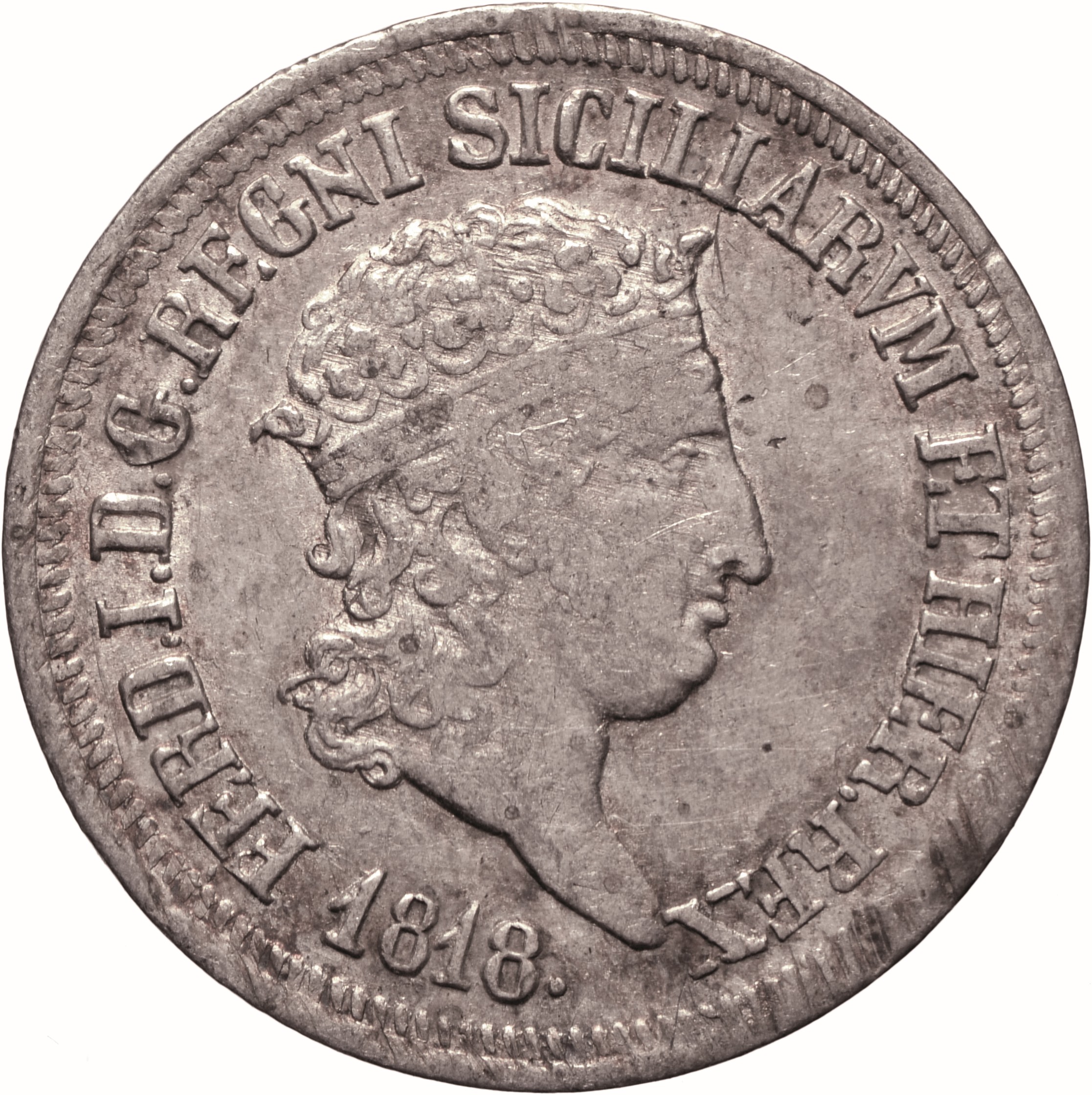 moneta - Carlino da 10 Grana (SECOLI/ XIX)