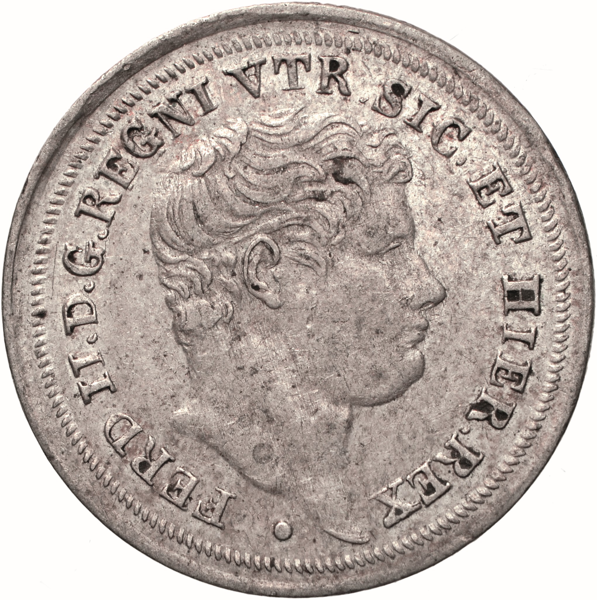 moneta - Mezzo Carlino da 5 Grana (SECOLI/ XIX)