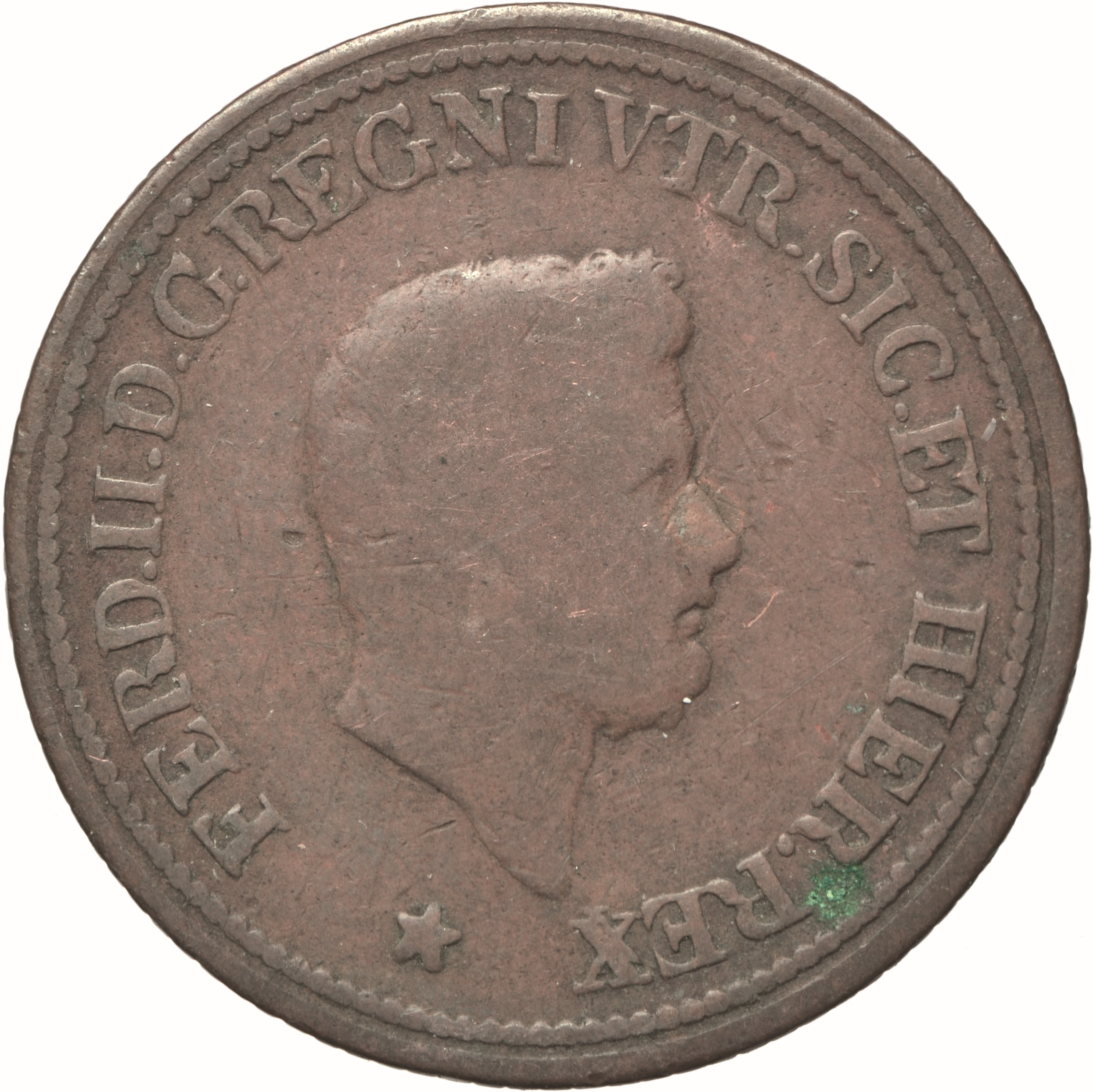 moneta - Tornese uno e mezzo (SECOLI/ XIX)