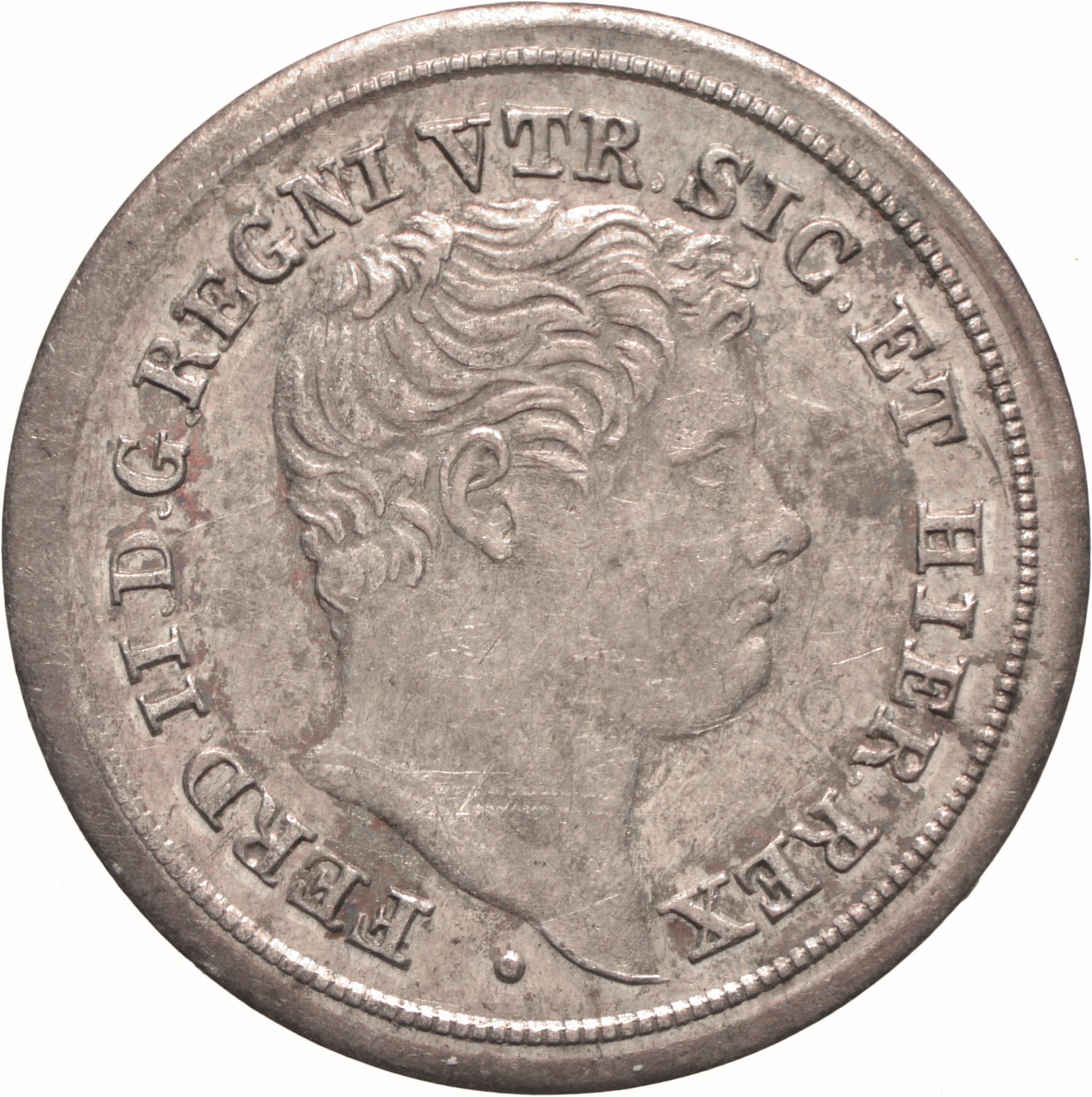 moneta - Mezzo Carlino da 5 Grana (SECOLI/ XIX)