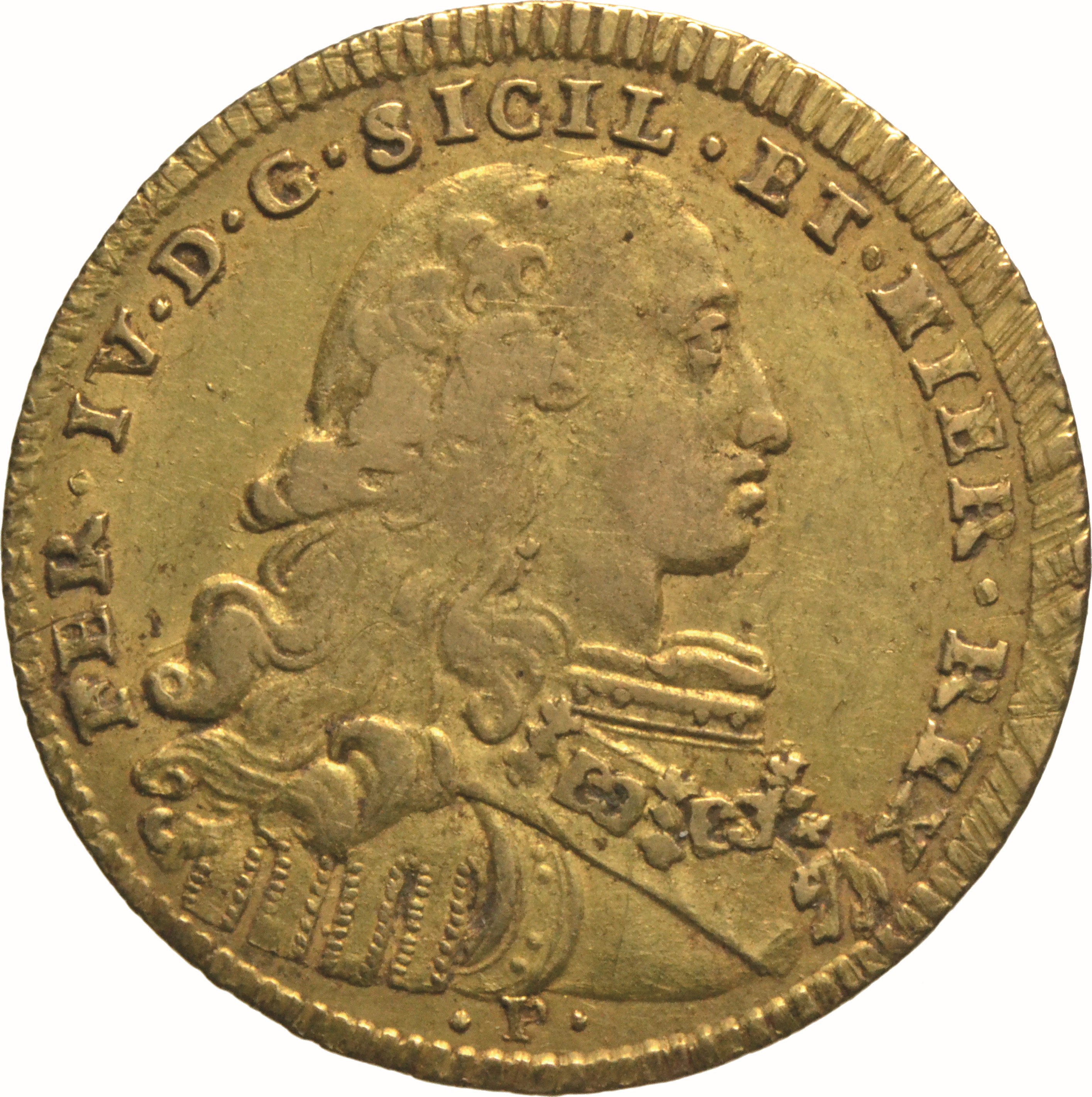 moneta - Doppia da 4 Ducati (seconda metà SECOLI/ XVIII)