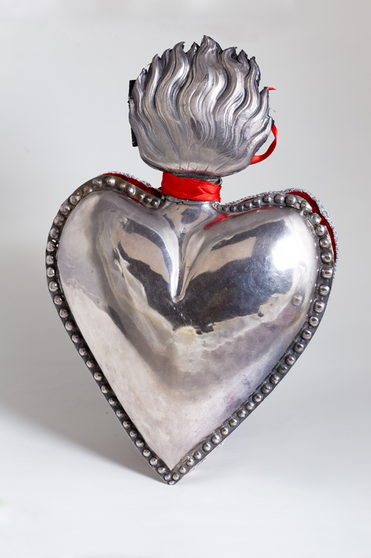 Sacro Cuore di Gesù (ex voto) di Borrani Pietro (XIX)