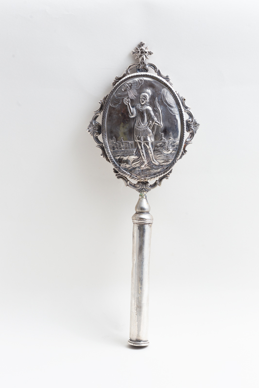 sant'Efisio, Madonna del Riscatto (emblema di confraternita, elemento d'insieme) di Caboni Efisio (fine/ inizio XVIII-XIX)