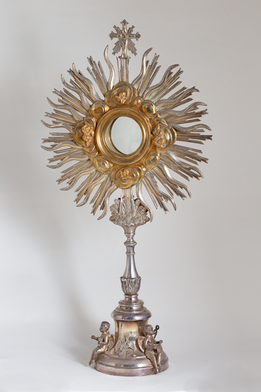 soggetto assente (ostensorio - a raggiera) - bottega italiana (prima metà XX)