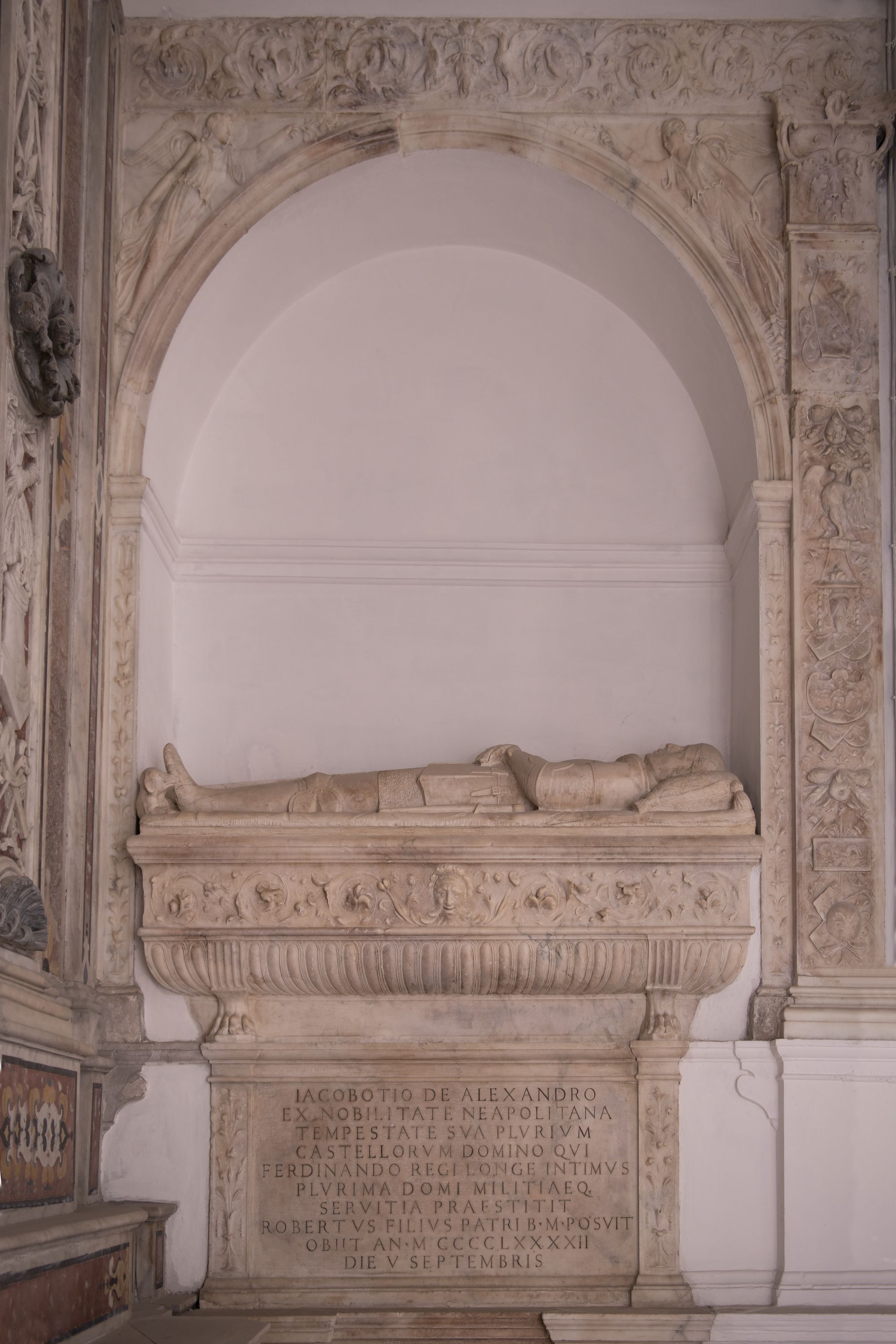 monumento funebre - bottega napoletana (sec. XV)