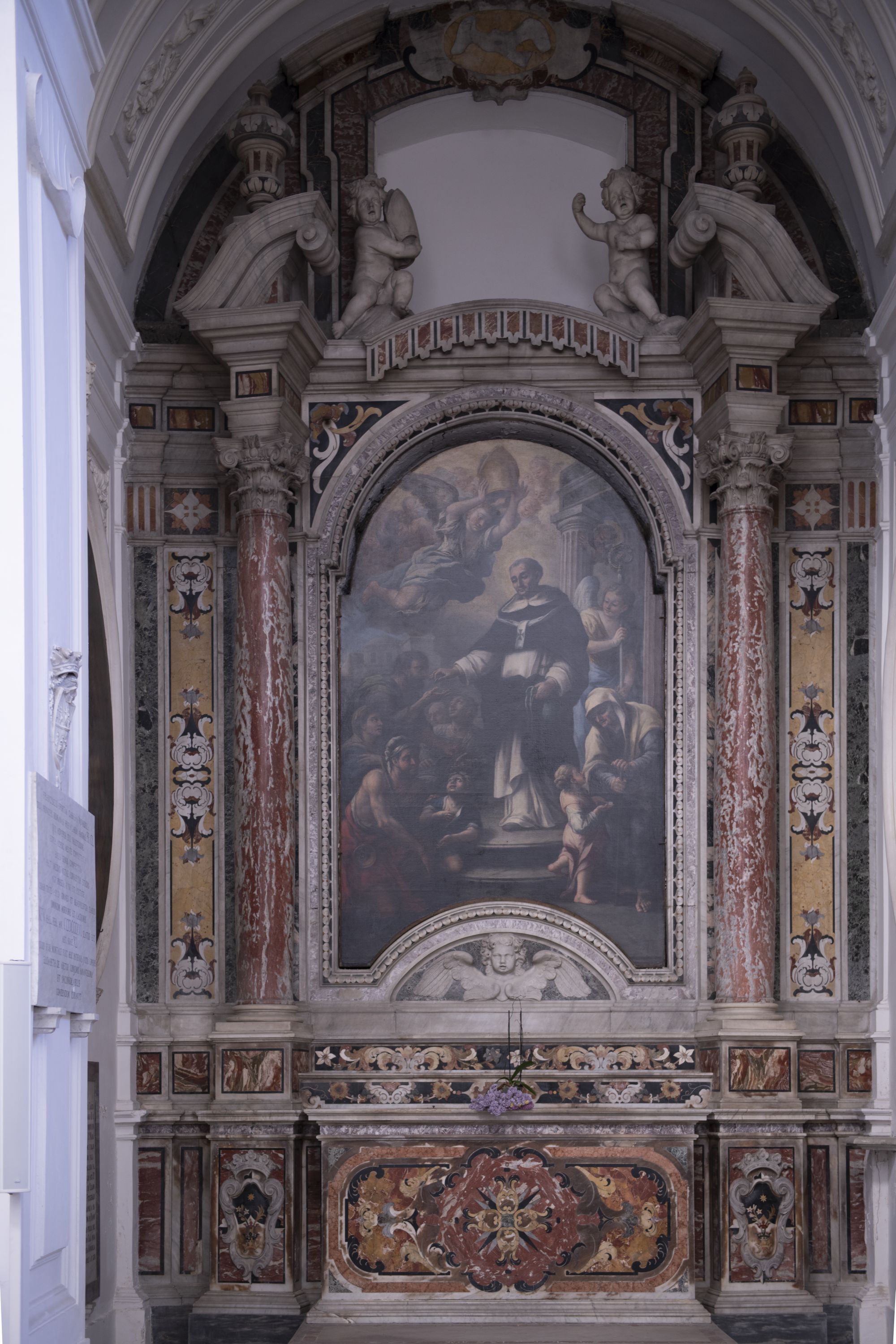 mostra d'altare - bottega napoletana (prima metà sec. XVIII)