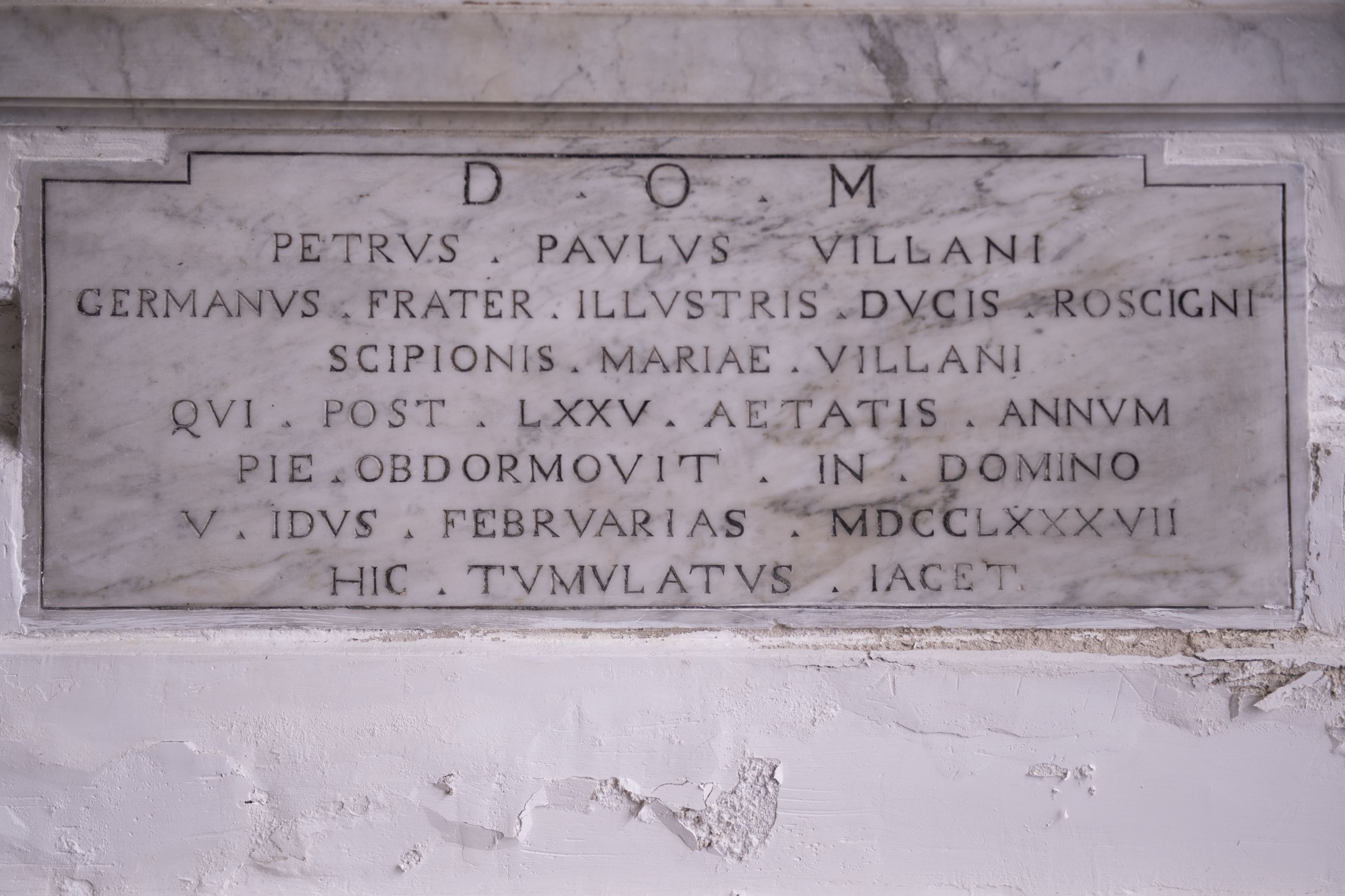 lapide tombale - bottega napoletana (sec. XVIII)