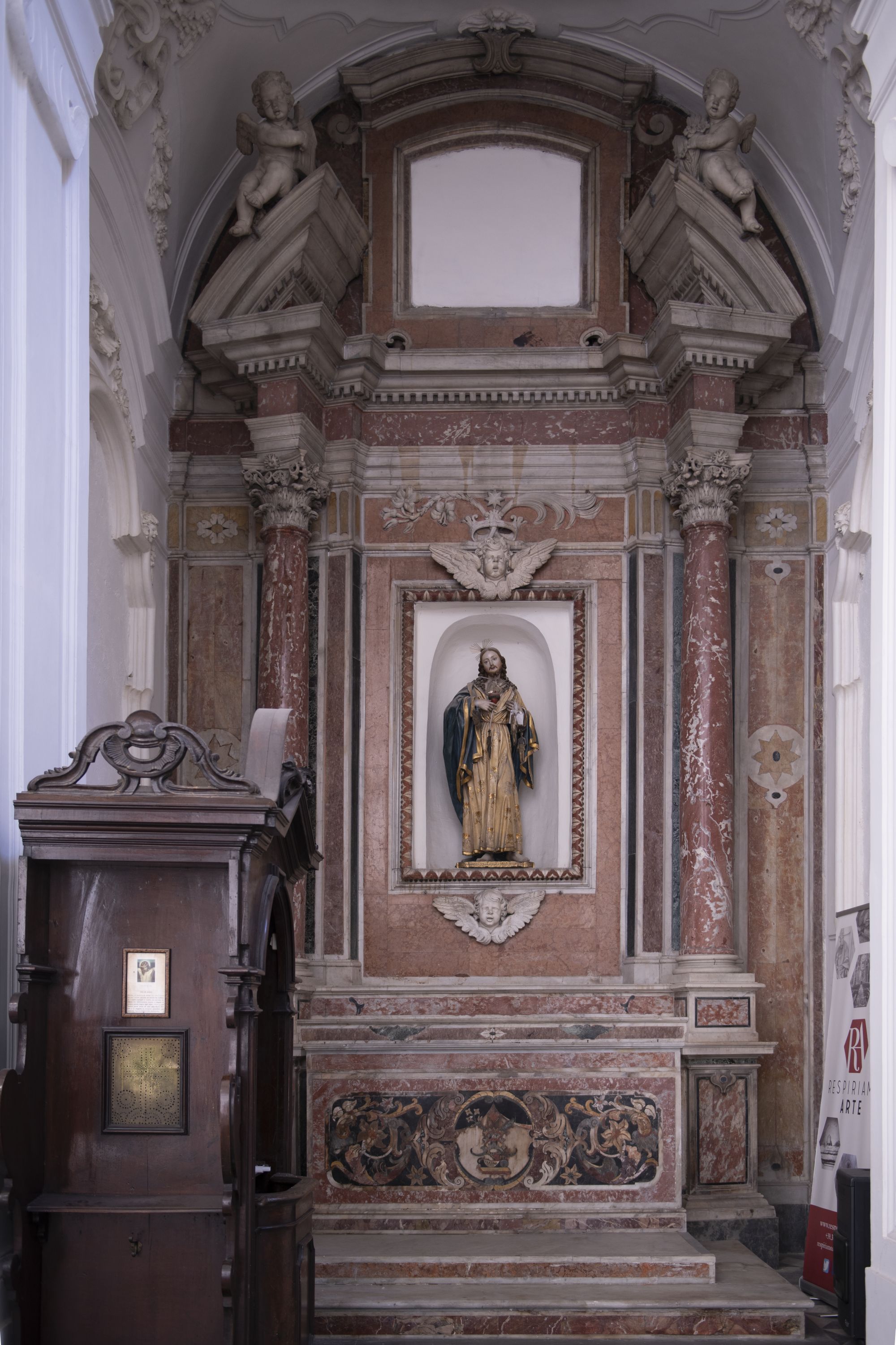 mostra d'altare - bottega napoletana (metà sec. XVIII)