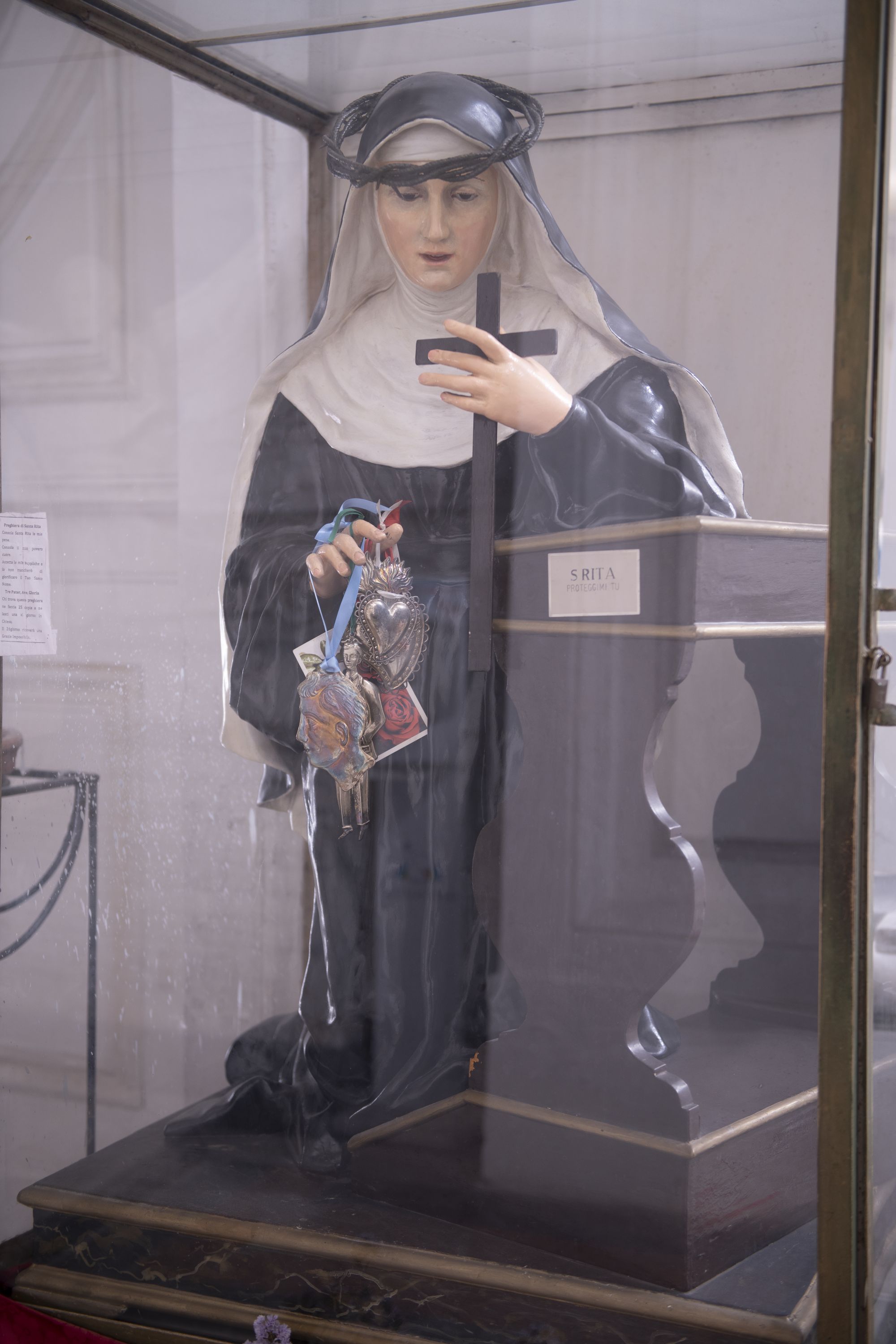 Santa Rita da Cascia (statua) - bottega napoletana (seconda metà sec. XIX)