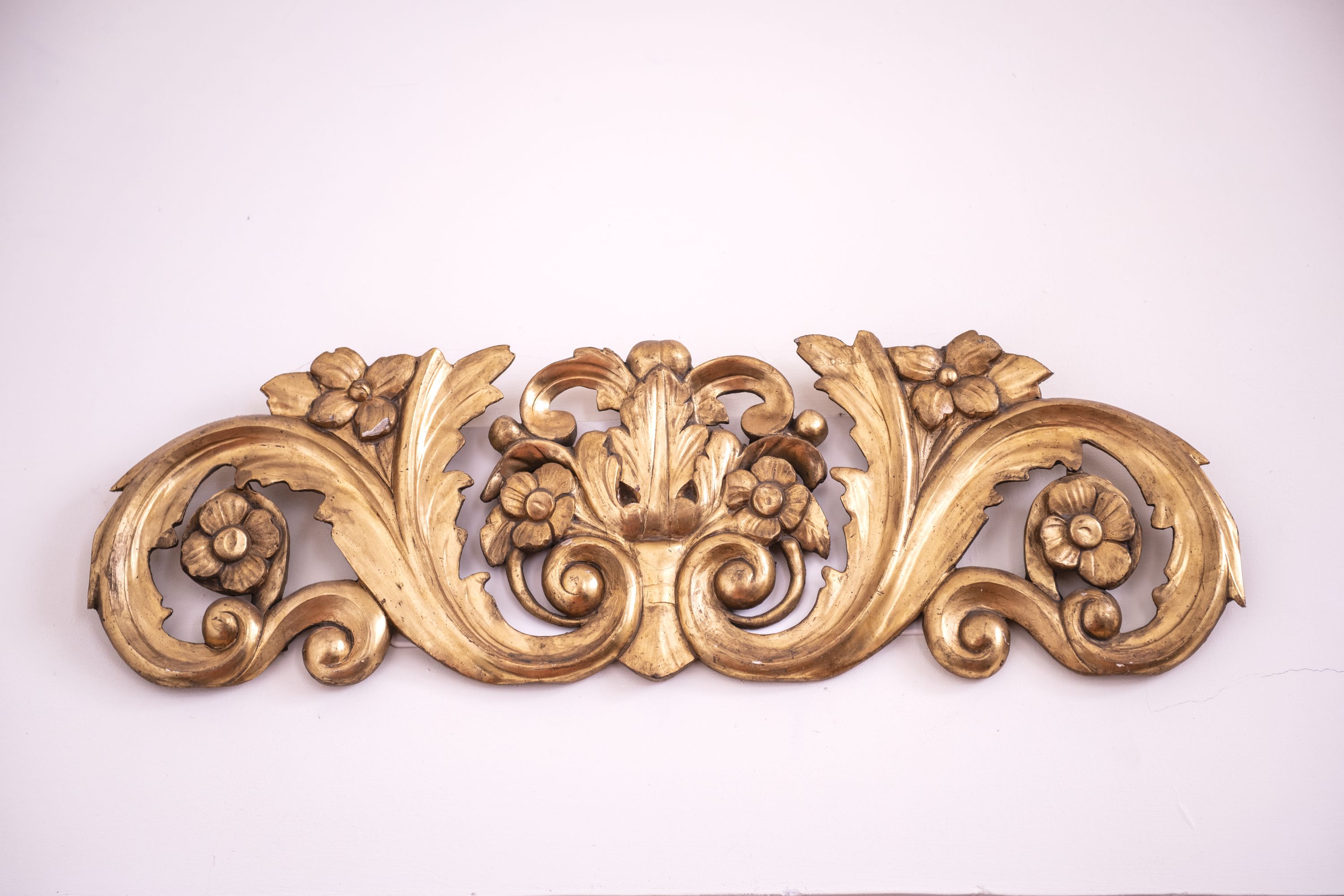 motivi decorativi floreali (decorazione, frammento) - bottega napoletana (metà sec. XVIII)