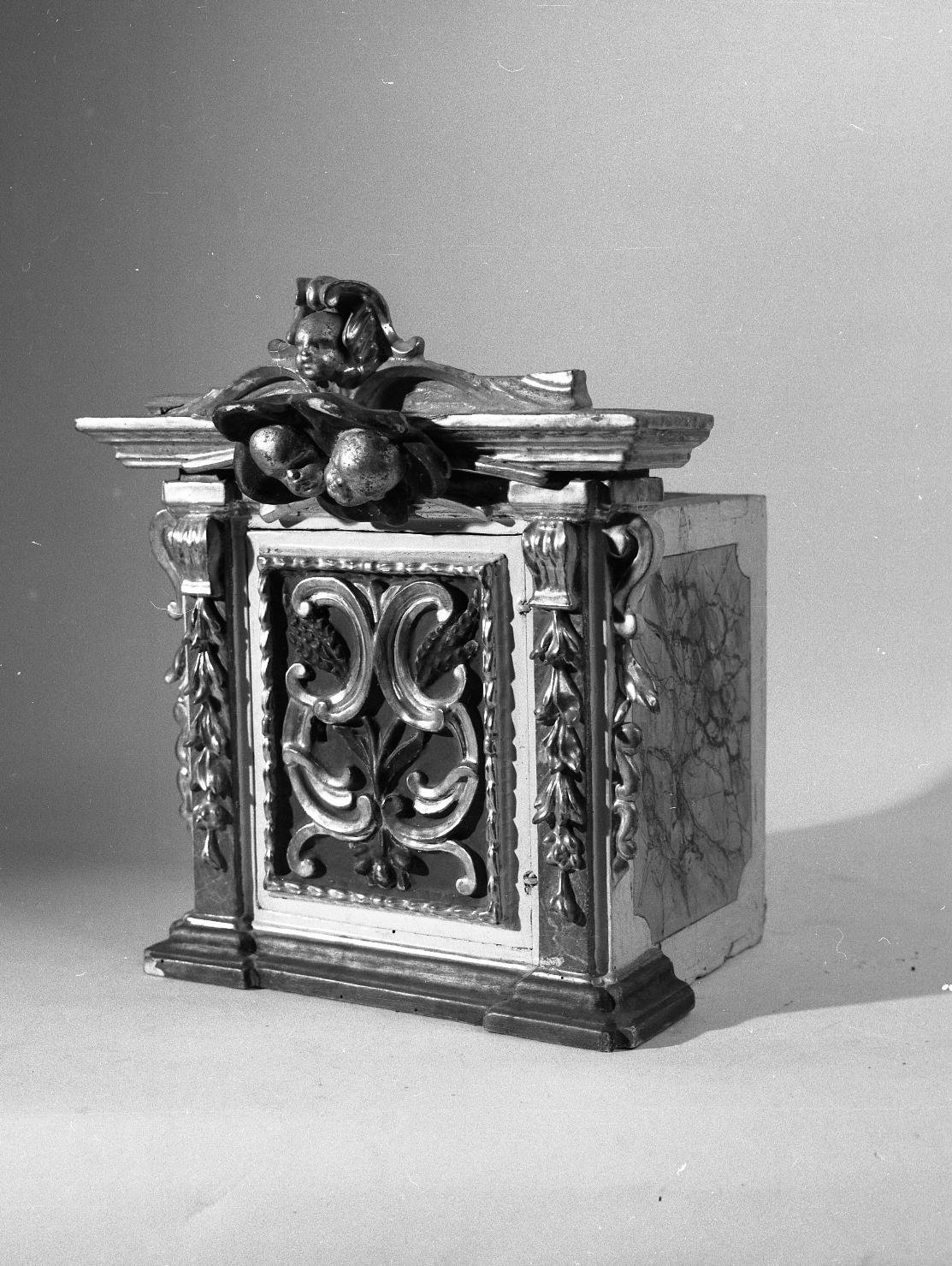 tabernacolo - bottega toscana (fine/ inizio XVIII/ XIX)