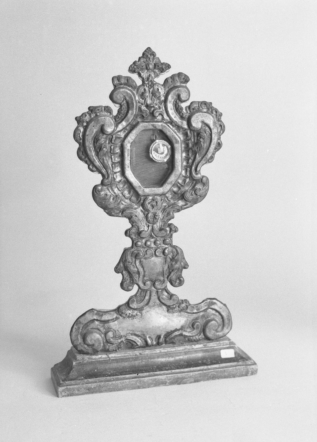 reliquiario, serie - bottega italiana (fine/ inizio XVIII-XIX)