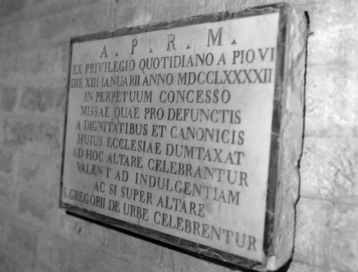 lapide - bottega italiana (XVIII)