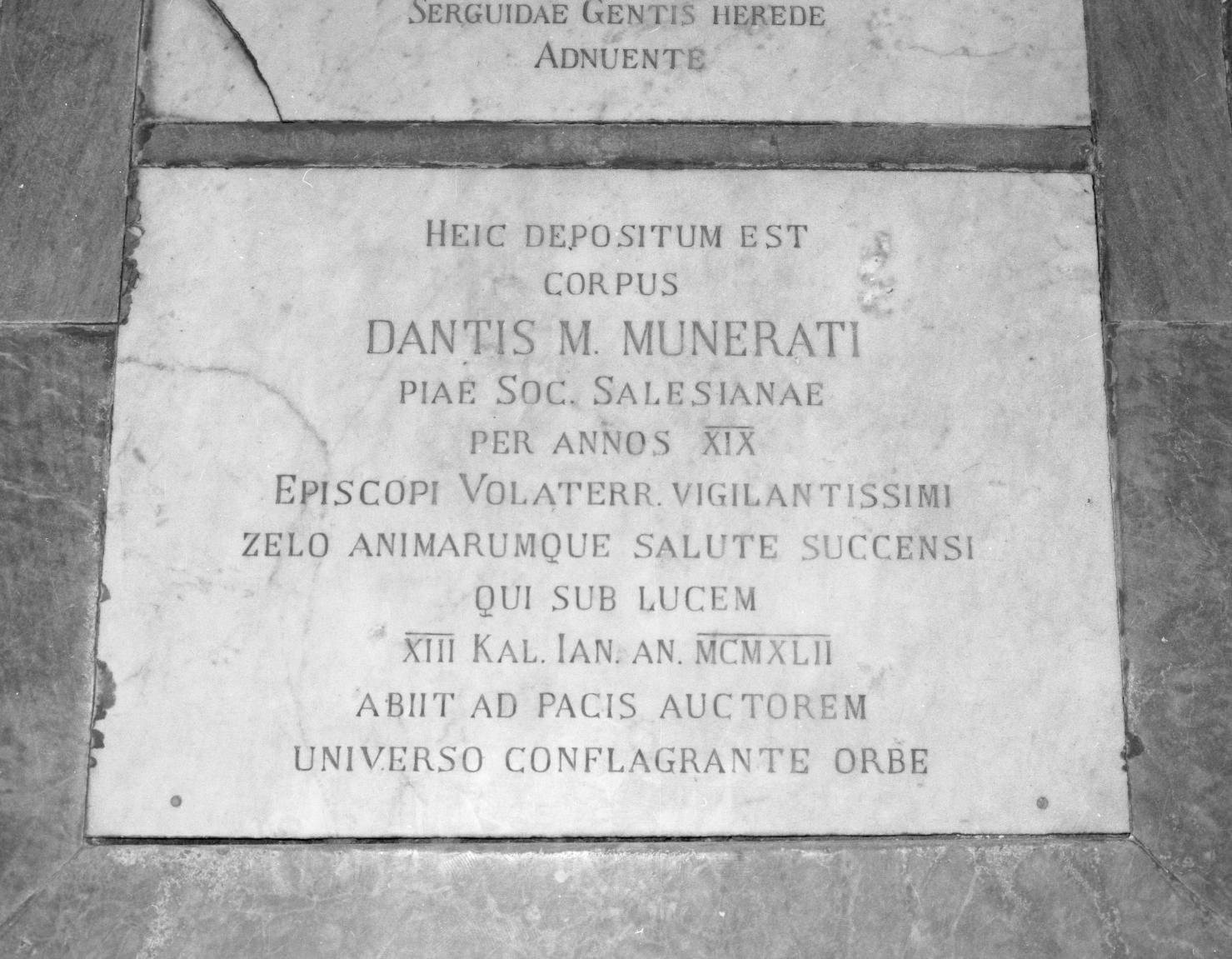 lapide - bottega volterrana (XX)