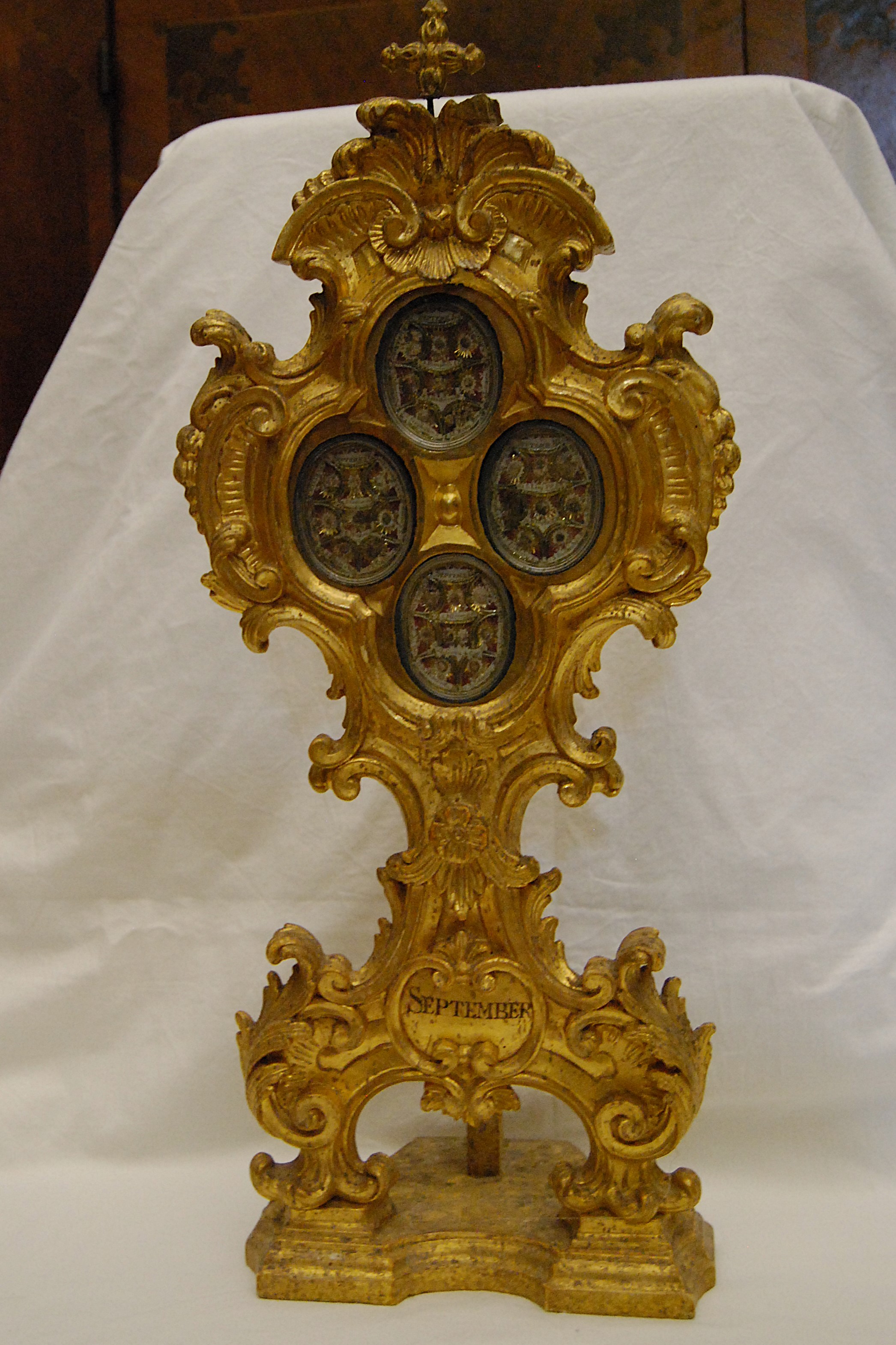 reliquiario, serie - bottega italiana (XVIII)