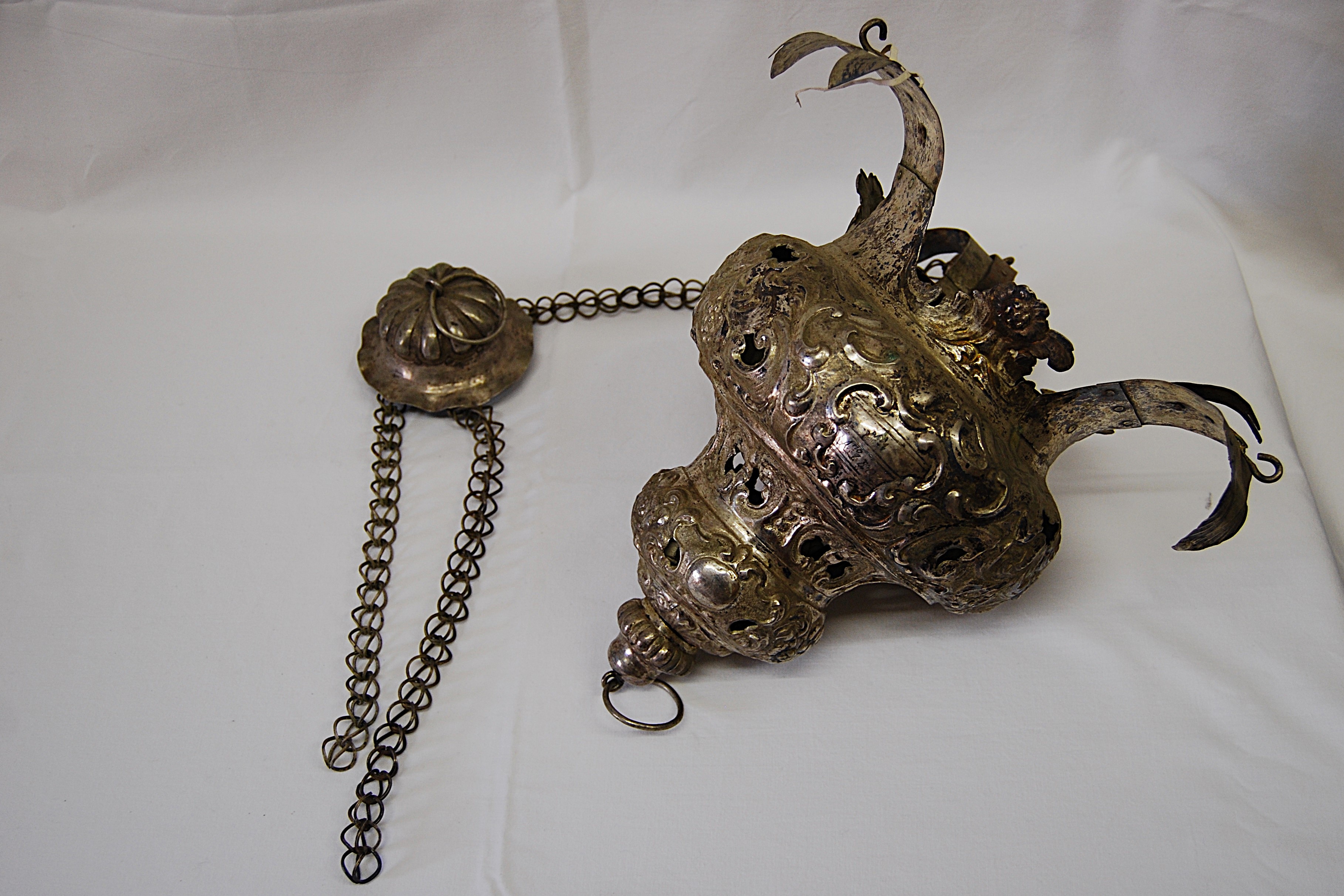 lampada pensile - bottega fiorentina (XVIII/ XIX)