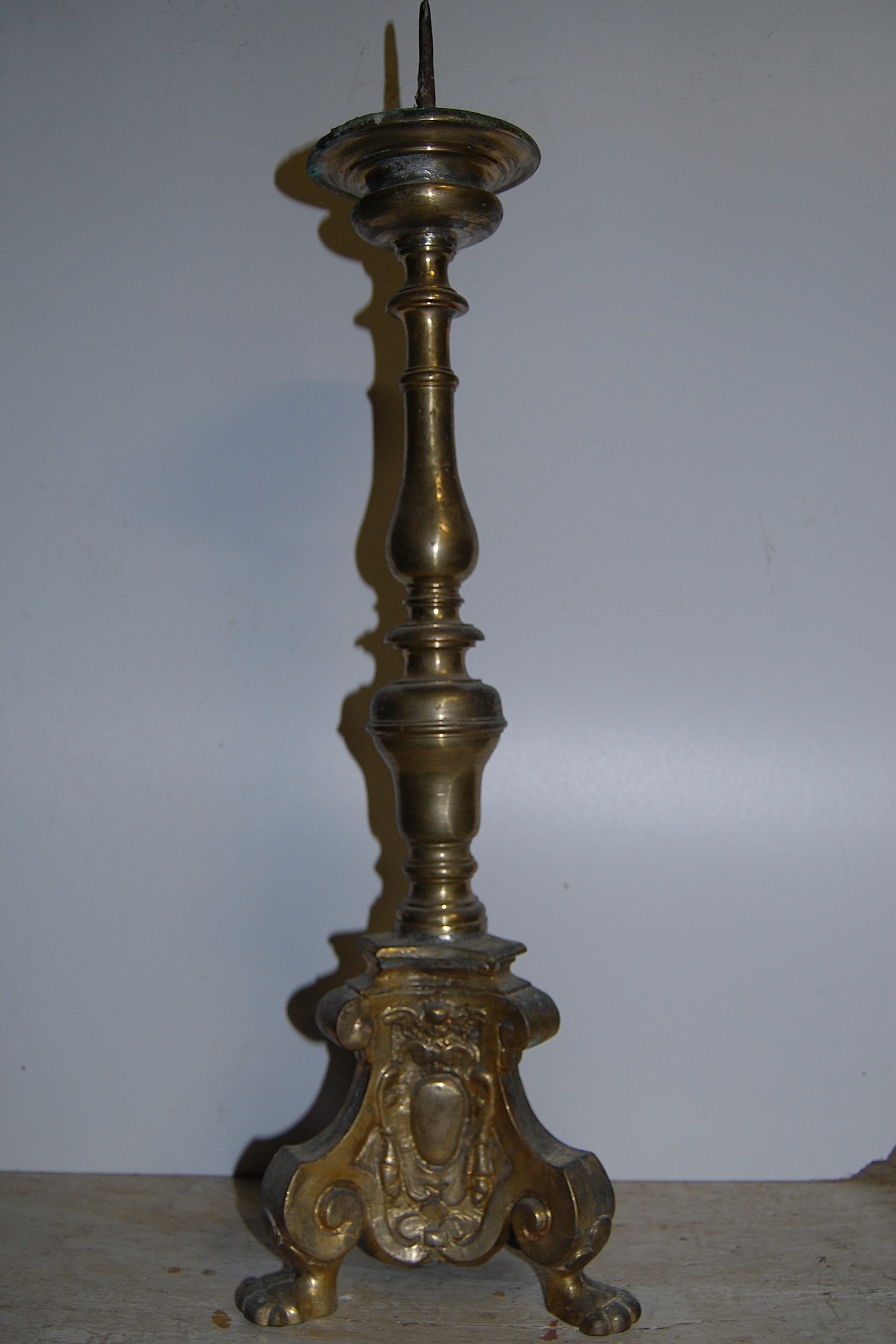 candeliere, serie - bottega italiana (XVIII)