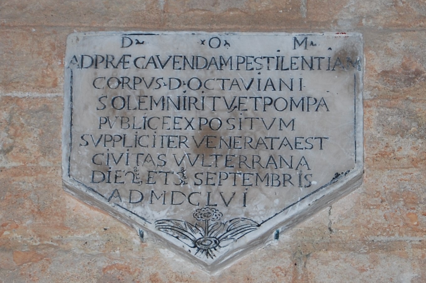 lapide - bottega italiana (XVII)