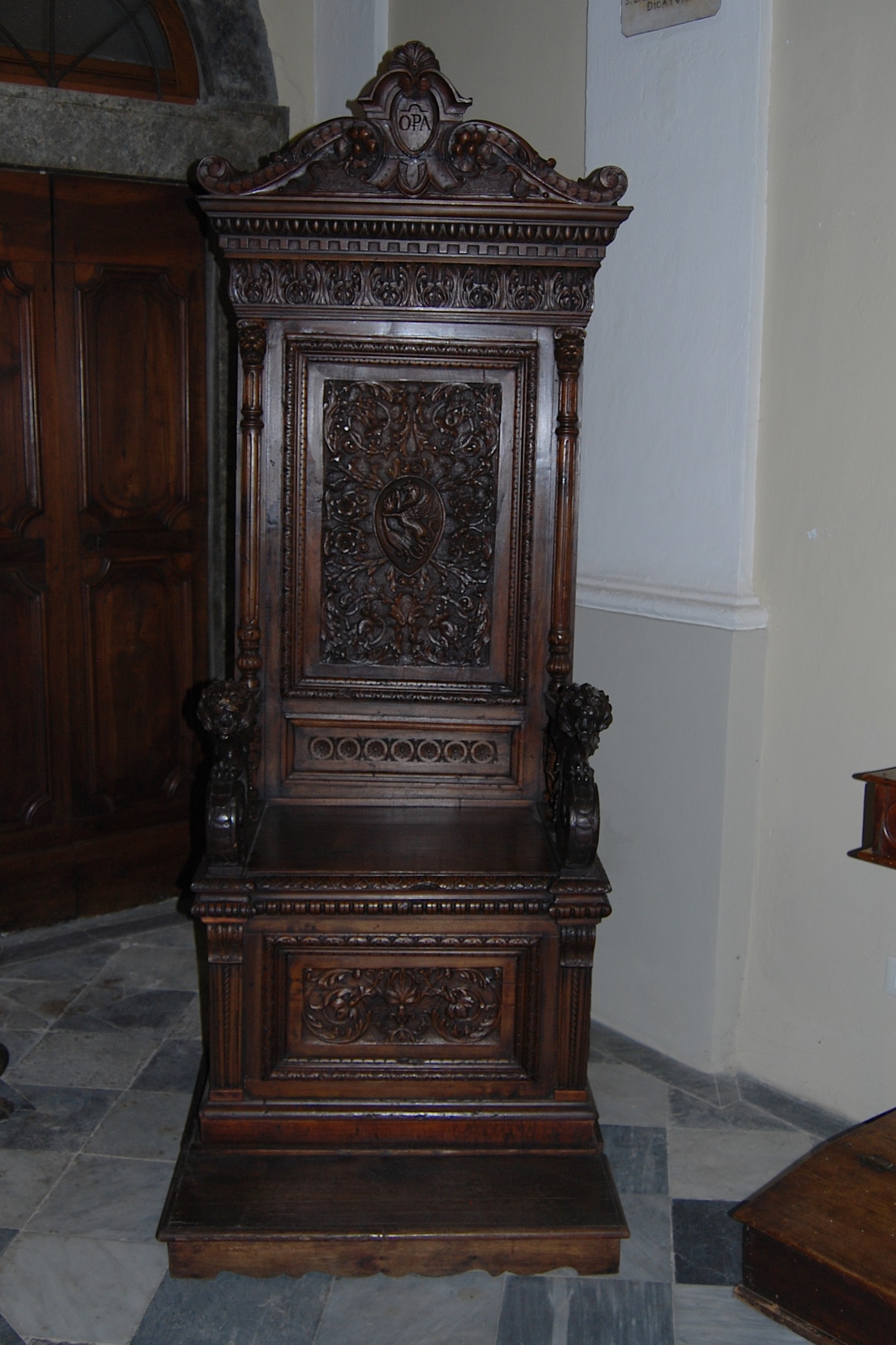 cattedra - bottega volterrana (prima metà XX)