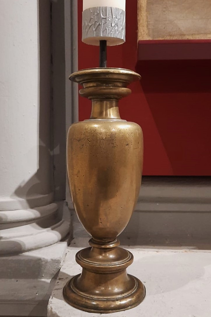 candeliere, serie - bottega toscana (metà XVII)