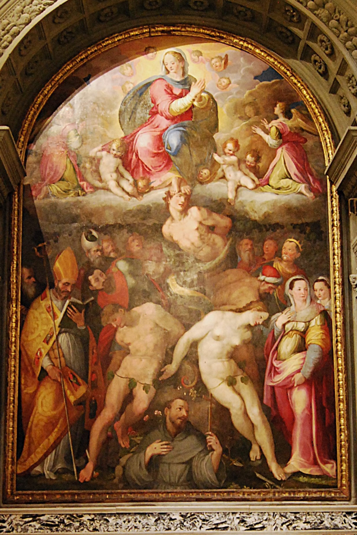 Immacolata Concezione (dipinto) di Circignani Nicolò detto Pomarancio (XVI)