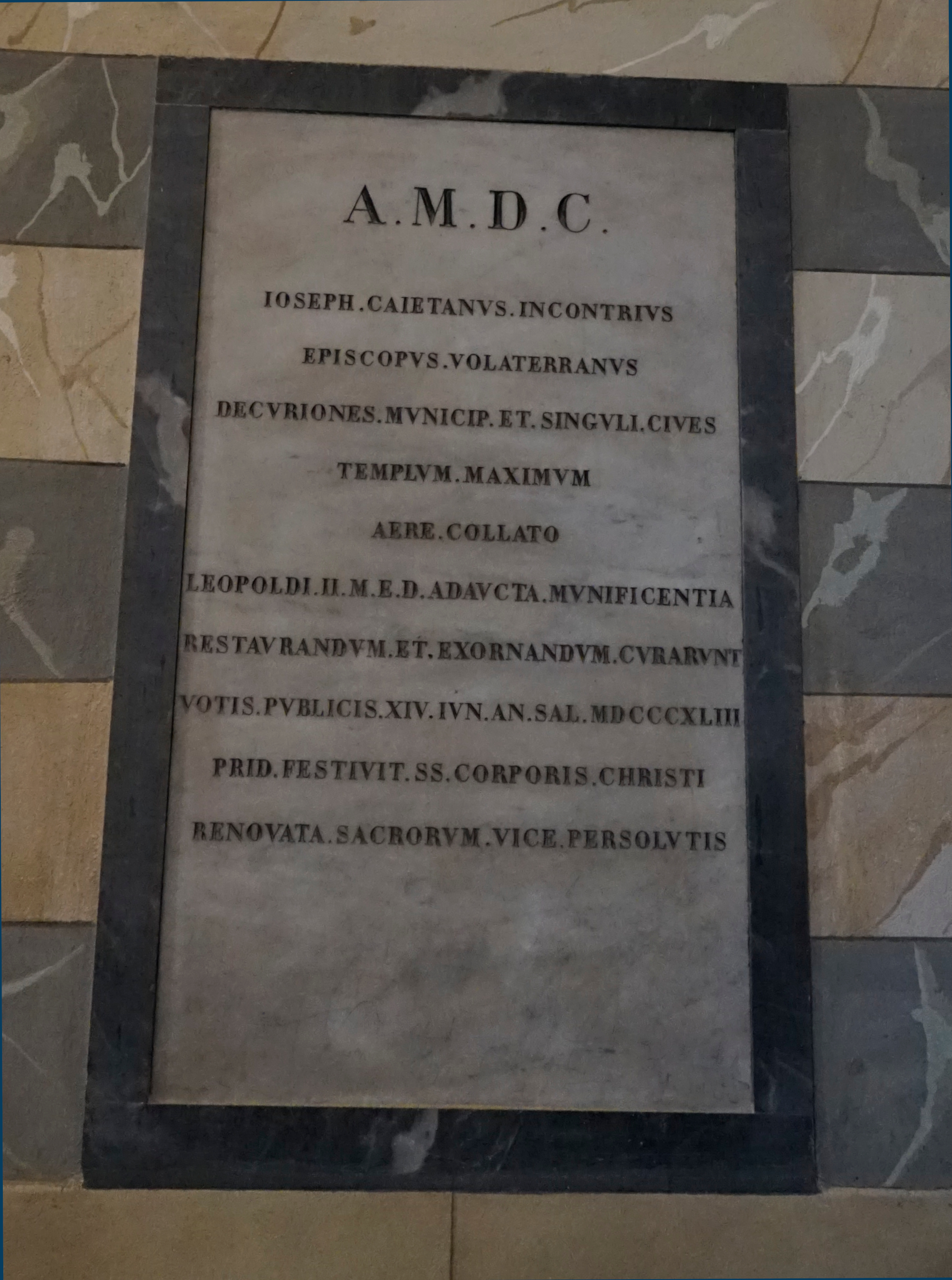 lapide - bottega italiana (sec. XIX)