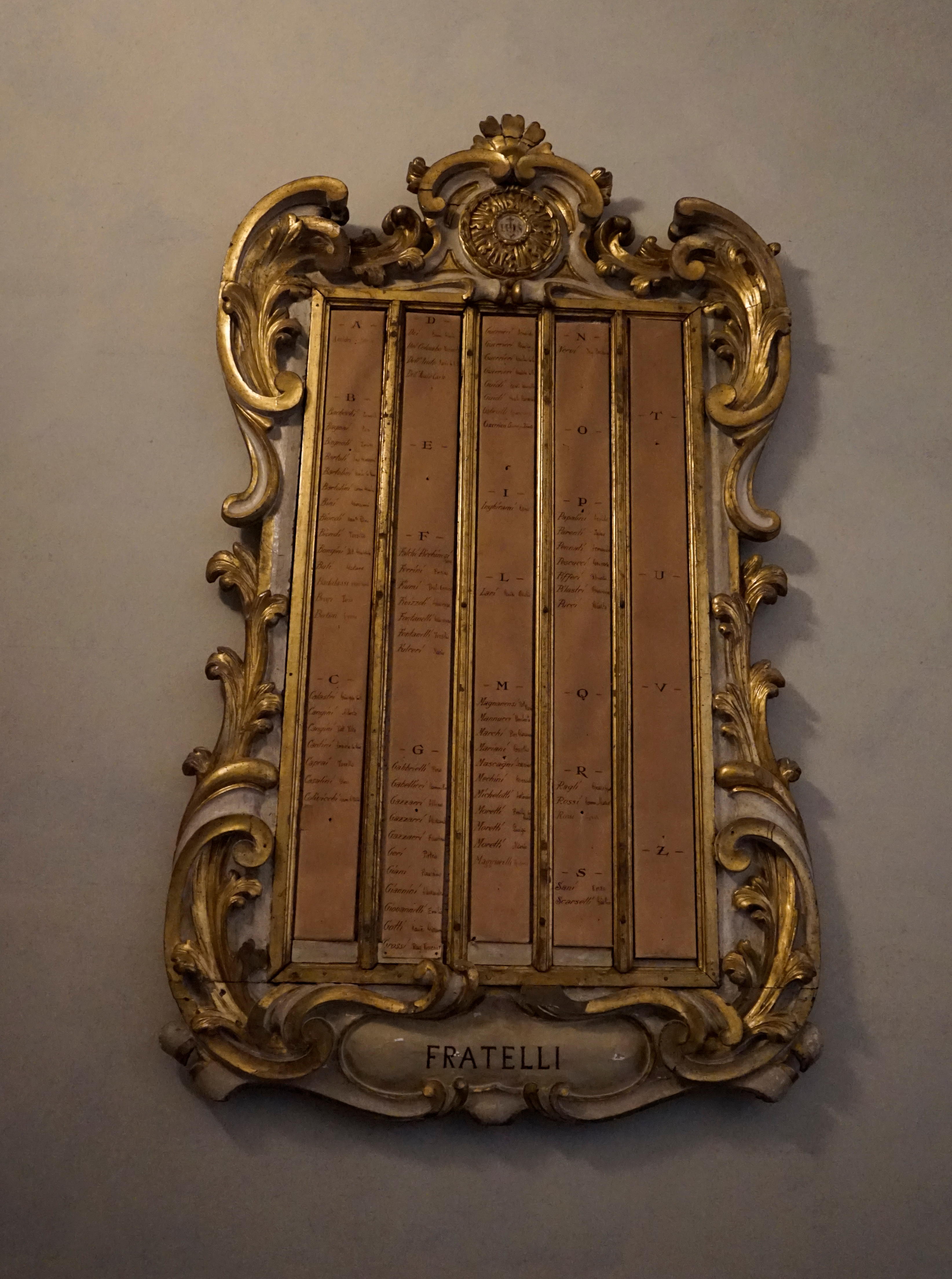 cornice, serie - bottega volterrana (sec. XVIII)