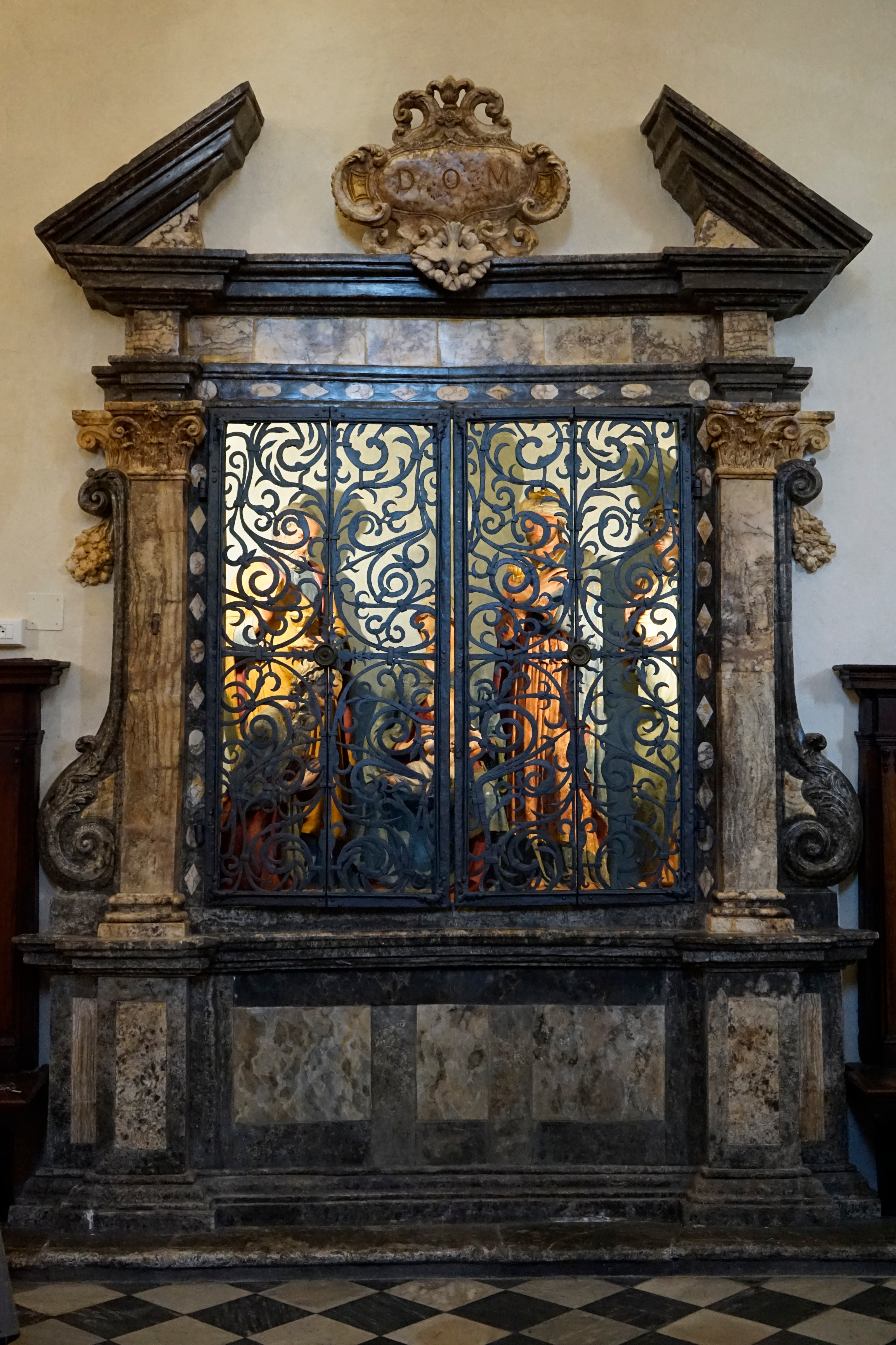 tabernacolo - bottega toscana (sec. XVIII)